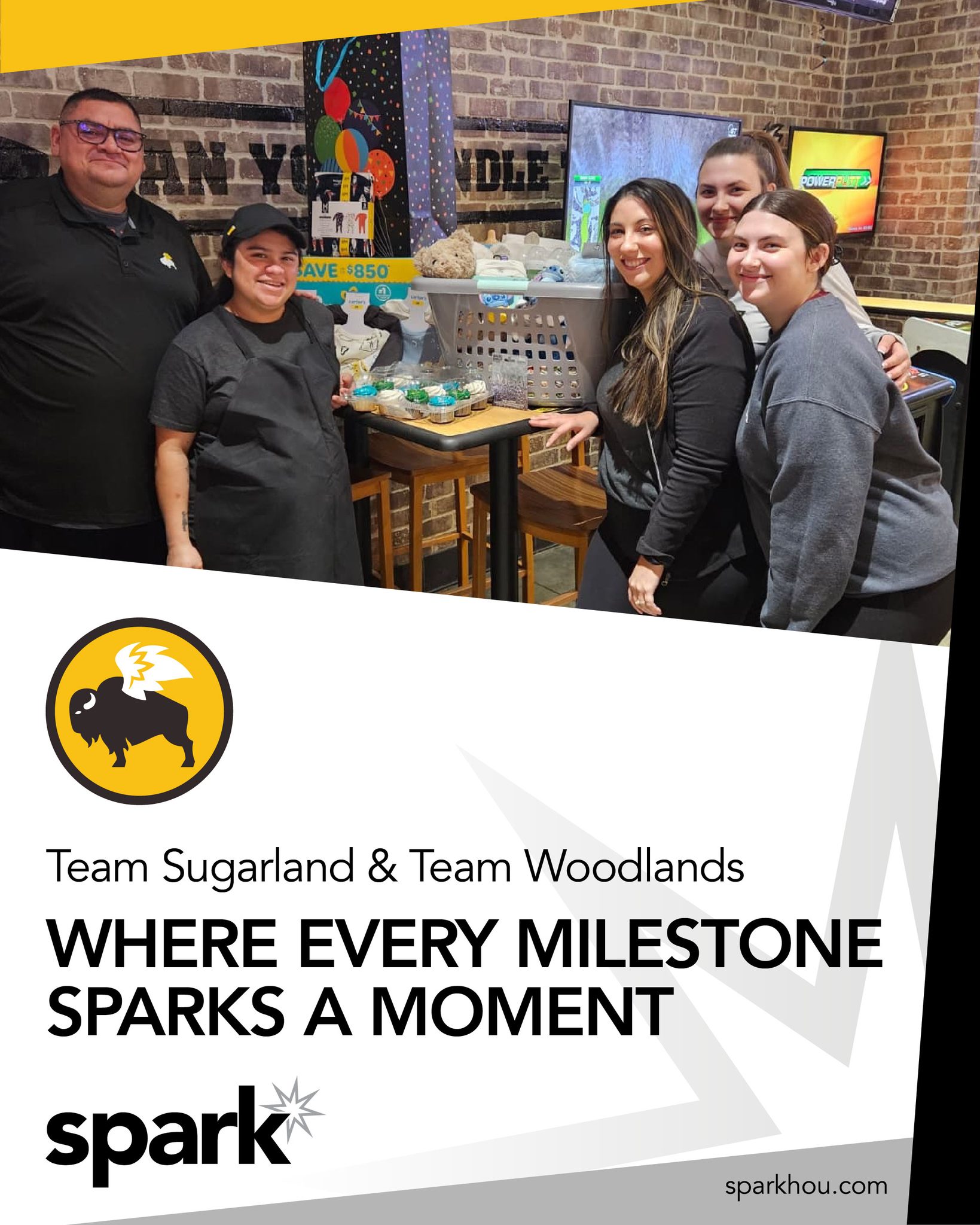 Two teams, two celebrations, ONE incredible Spark. 💫
From Lorra’s birthday in Sugarland to Elizabeth’s celebration in Woodlands, these moments remind us that our people are the true heartbeat of Spark.
Here’s to teamwork and milestones worth celebrating!
#WeAreSpark #SparkCulture #TeamOnFire #SparkCelebrates #PeopleOfSpark #SparkFamily #MilestonesMatter #IgnitingPotential #SparkStrong