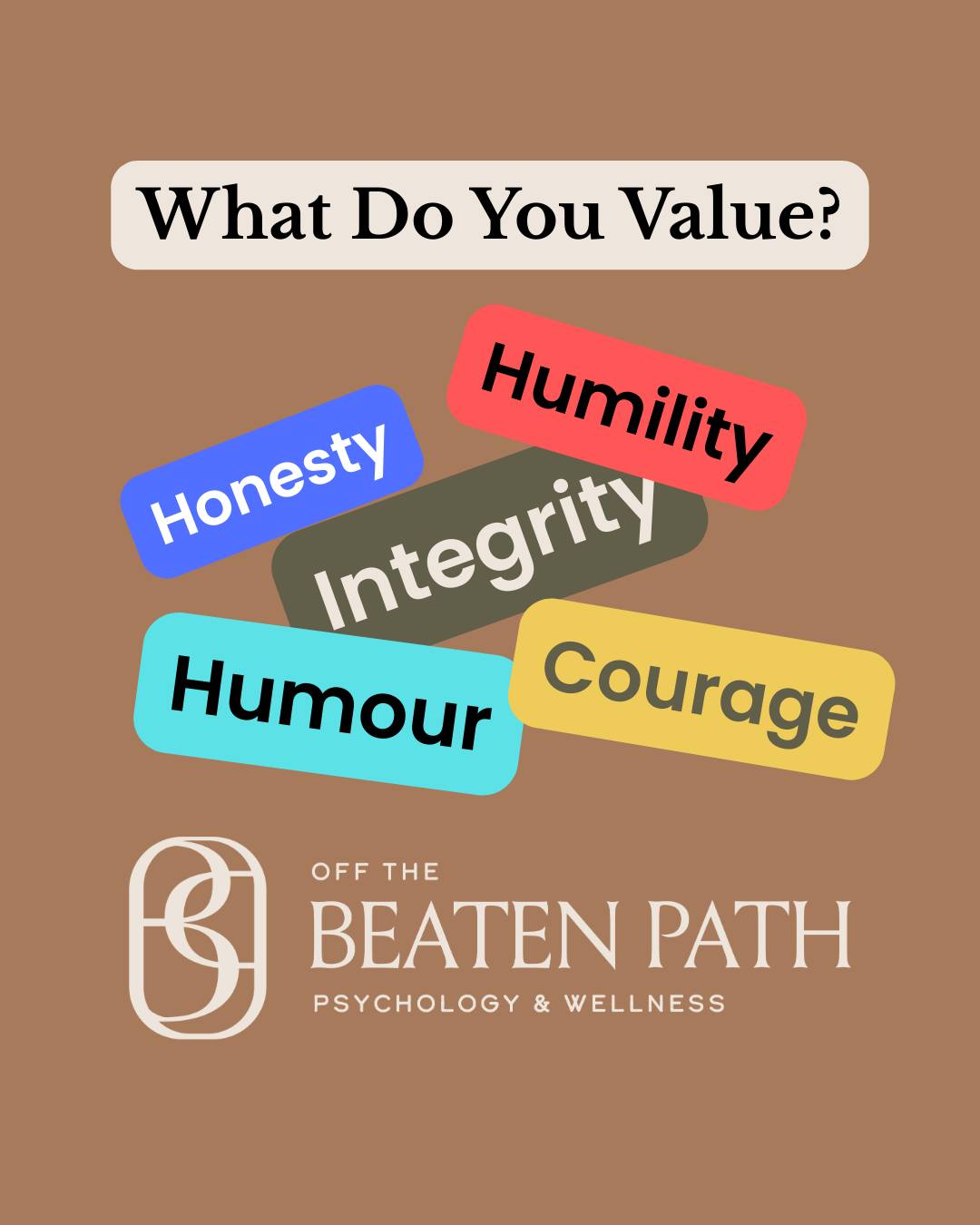❤️ Values are the things you hold close to your heart. They shape your choices, your relationships, and the way you act throughout your life experiences.
Your values can come from many places. Family. Culture. Community. Personal experience. Over time they help form your identity.
When you act according to your values, it becomes easier to show up as your authentic self. You make decisions with more clarity. You feel more aligned with the life you want to live.
If you are feeling stuck or unsure, returning to your values can be a grounding place to start.
Here is a worksheet that is designed to help people become aware of or remind themselves of their values, how they can change throughout their lives, and how they may differ from others.
Reflect on your values using this worksheet:
🔗 https://www.therapistaid.com/worksheets/values-discussion-questions
#obpwellness #ValuesBasedLiving #TherapyTools #AuthenticSelf #CochraneTherapist #AirdrieTherapist #CalgaryTherapist
