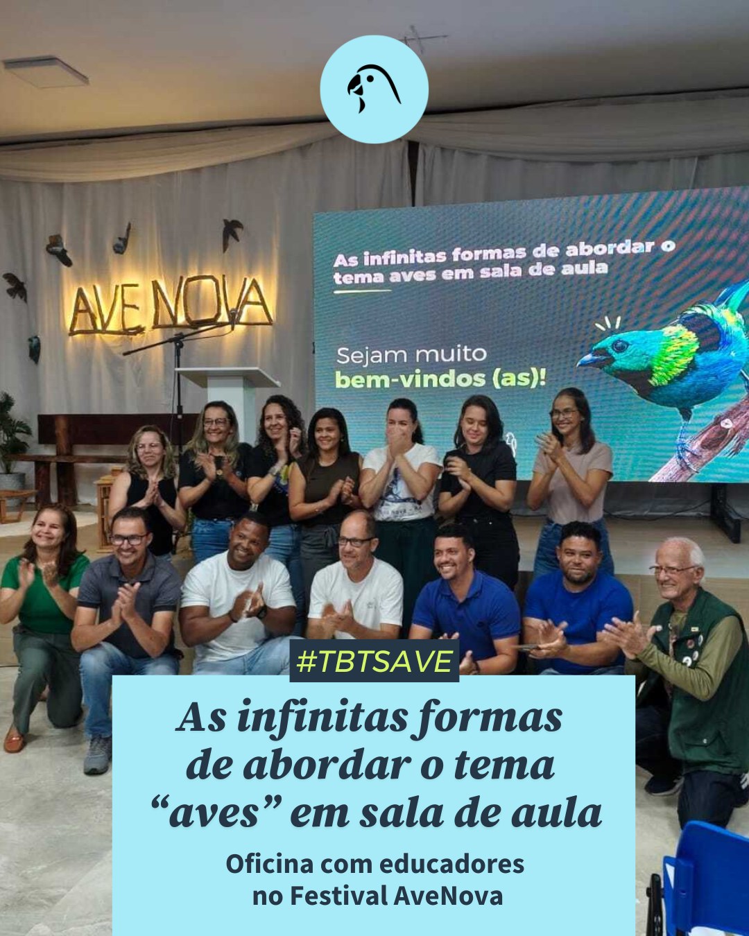 #TBTSAVE 🌿
Educar é semear o futuro e as aves são grandes aliadas nessa missão. Para inspirar educadores a levarem o universo das aves para dentro da sala de aula, a SAVE Brasil realizou, no dia 21/11, uma oficina inédita durante o AveNova – Encontro de Observação de Aves de Boa Nova, que chegou à sua terceira edição sob organização do Instituto Adroaldo Moraes.
Oficina: “As infinitas formas de abordar o tema aves em sala de aula” foi um encontro pensado para ampliar repertórios, fortalecer vínculos com a natureza e mostrar como as aves podem transformar o aprendizado em sala de aula.
A SAVE Brasil atuou por mais de 10 anos em Boa Nova, contribuindo para a criação do Parque Nacional de Boa Nov, um território que abriga mais de 450 espécies de aves. Hoje, a comunidade local é um exemplo vivo de que turismo e conservação podem (e devem) voar juntos.
Seguimos fortalecendo redes, inspirando educadores e cuidando de quem cuida da natureza. 🌎💚
#SAVEBrasil #Conservação #educacaoambiental #TBTSAVE