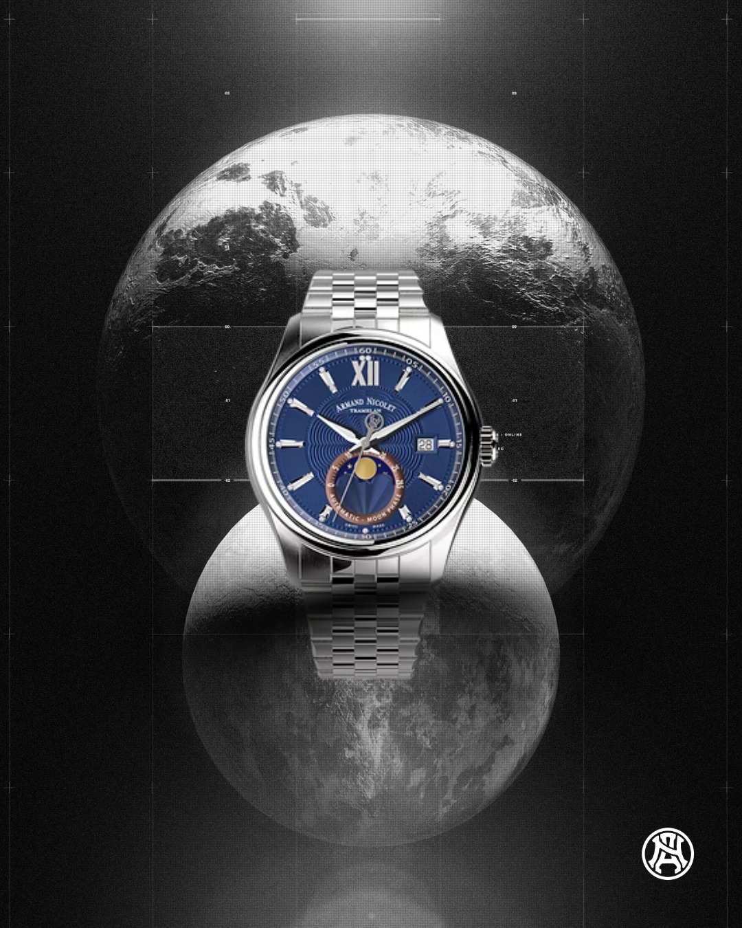 Today, light grants us minimal time. The scene is dominated by darkness. We celebrate this night with our most fascinating complication: the Moon Phases. From New Moon to Full Moon, this mechanism dances with the universe—an engineering homage to the longest night of the year. Discover the art of capturing the sky.
.
.
#armandnicolet #armandnicoletwatches #watchcollector #watchlover #switzerland #luxurywatch #watches #luxury #madeinswitzerland #swissmade #cratfmanship #atelier #AtelierdHorlogerie #Horlogerie #MoonPhases