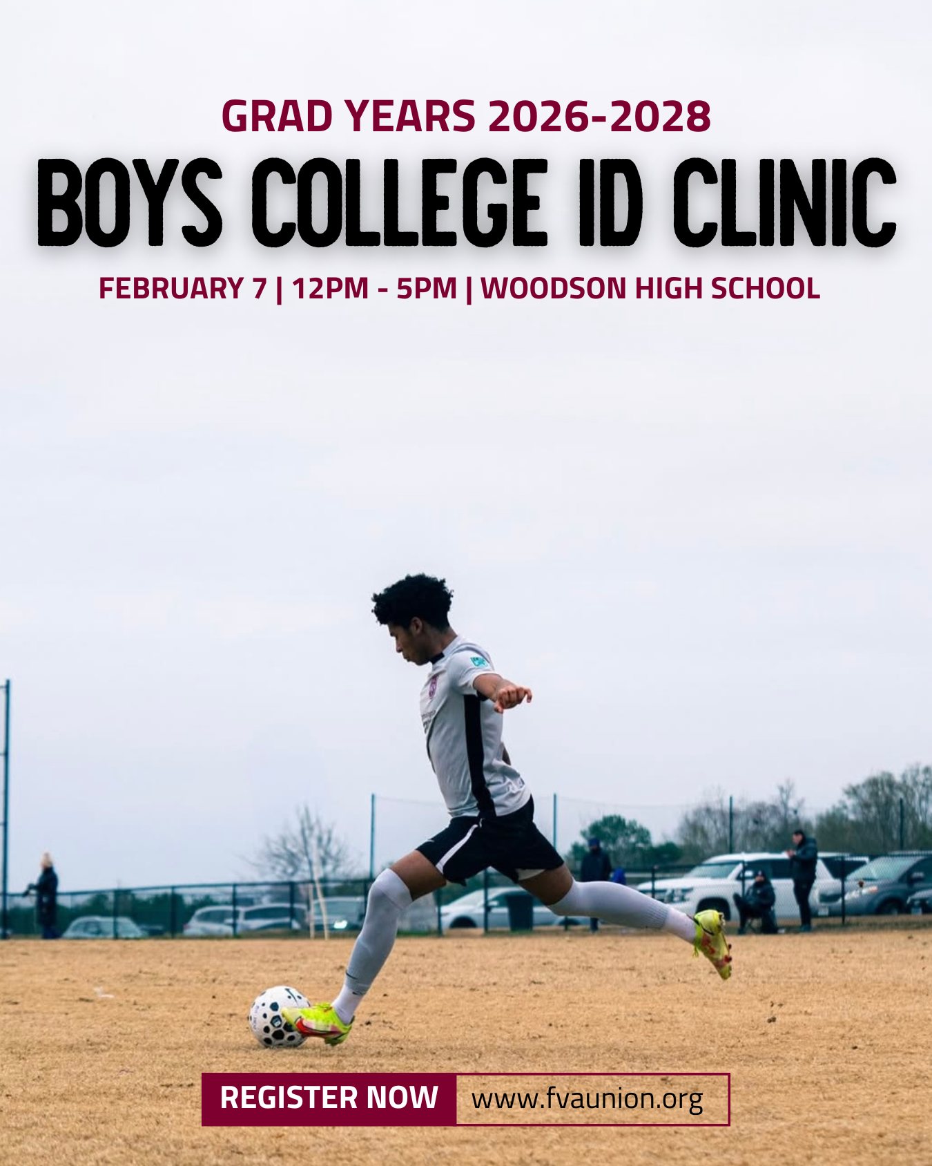 Registration is NOW OPEN for our ECNL Boys College ID Clinic! ⚽
Showcase your skills in front of Division I, II, & III college coaches and take the next step toward finding your future collegiate home. College coaches will lead a training session, work directly with players, and evaluate them during live scrimmages for all registered participants. This is an excellent opportunity for top-level players seeking meaningful and unique exposure to college coaches!
? Register/view the schools attending with link in bio
*Open to FVU & non-FVU players graduating in 2026-2028