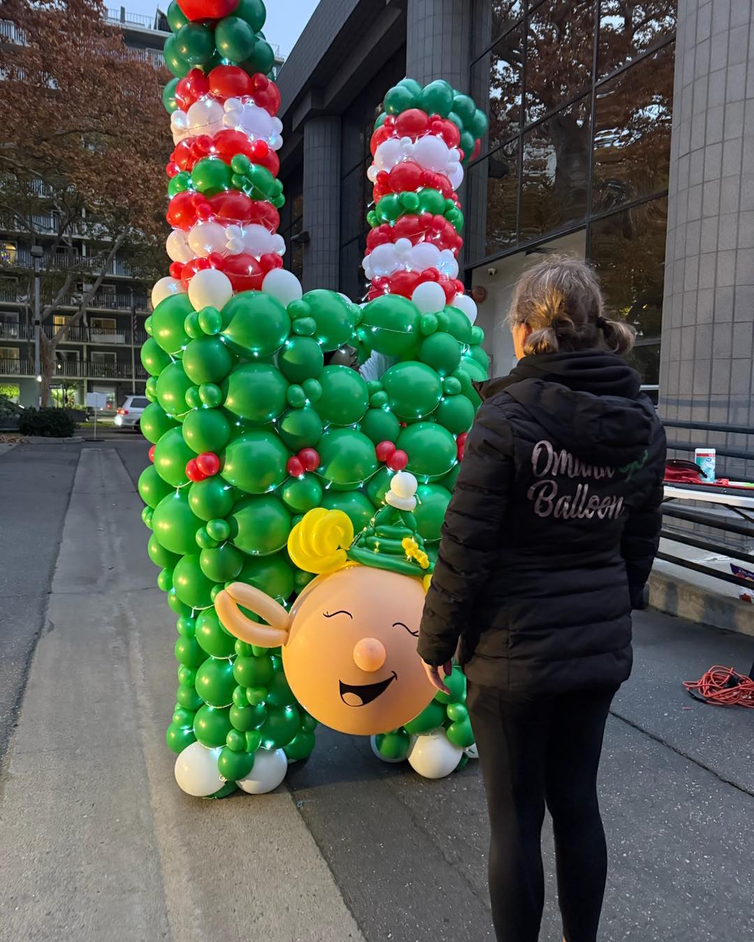 You have to give a pep talk as part of the final costume inspection. The elves walking on their hands killed it!!
