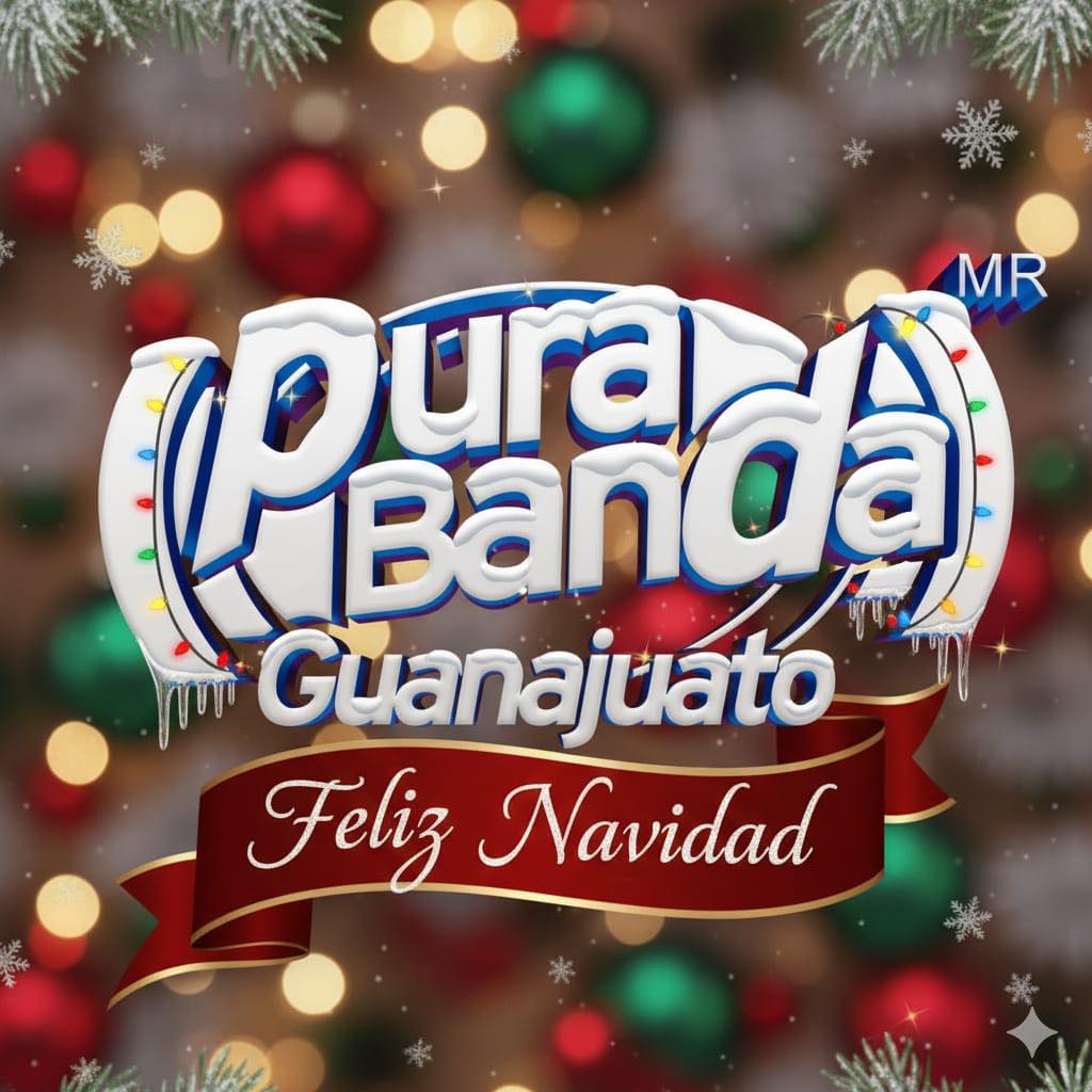 Disfruta de la magia navideña junto a tus seres queridos. 🌲 de parte de todo el equipo de #PuraBandaGuanajuato Feliz Navidad 🎁