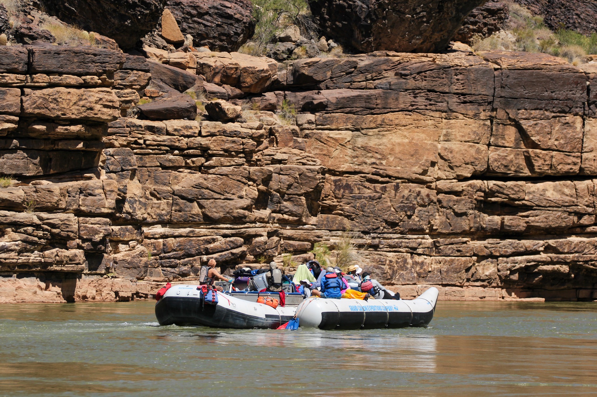 Just a casual float past a few million years of rock history.