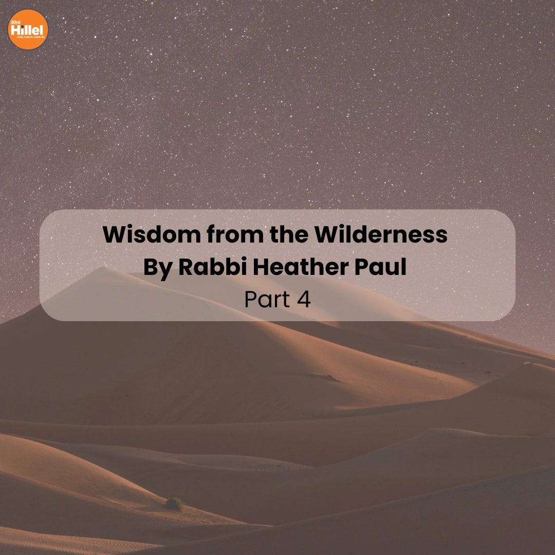 This week, we share lesson five from Rabbi Heather's Wisdom from the Wilderness: Forgiveness.