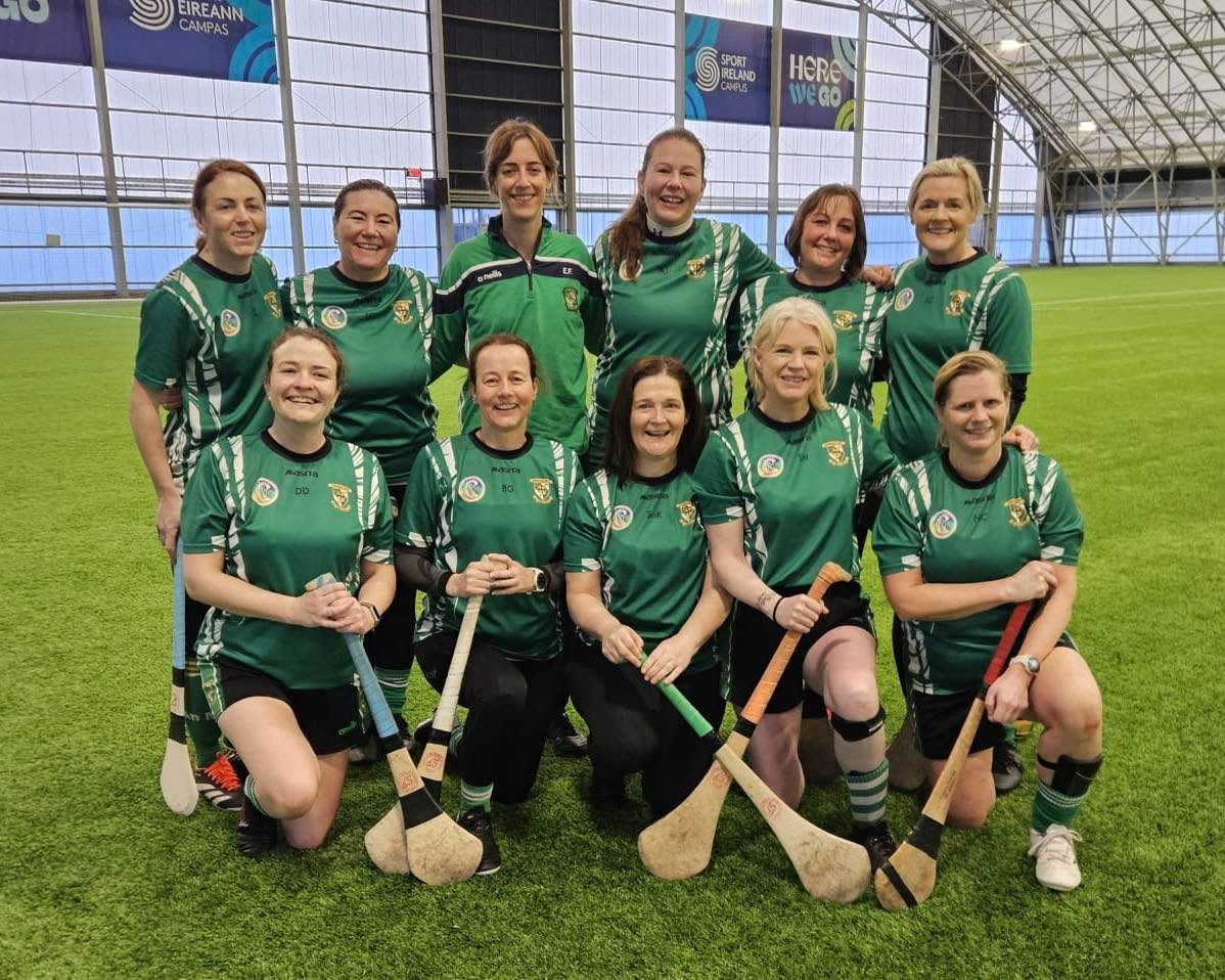 Our Social Camogie team kicked off 2026 with a blitz in the Abbotstown Dome. Three matches were followed by a team breakfast in the Brock Inn and some very series game analysis!
Social Camogie training on Tuesdays will be back soon, so if anyone is interested in joining, new, returning, or just curious you’ll be very welcome!