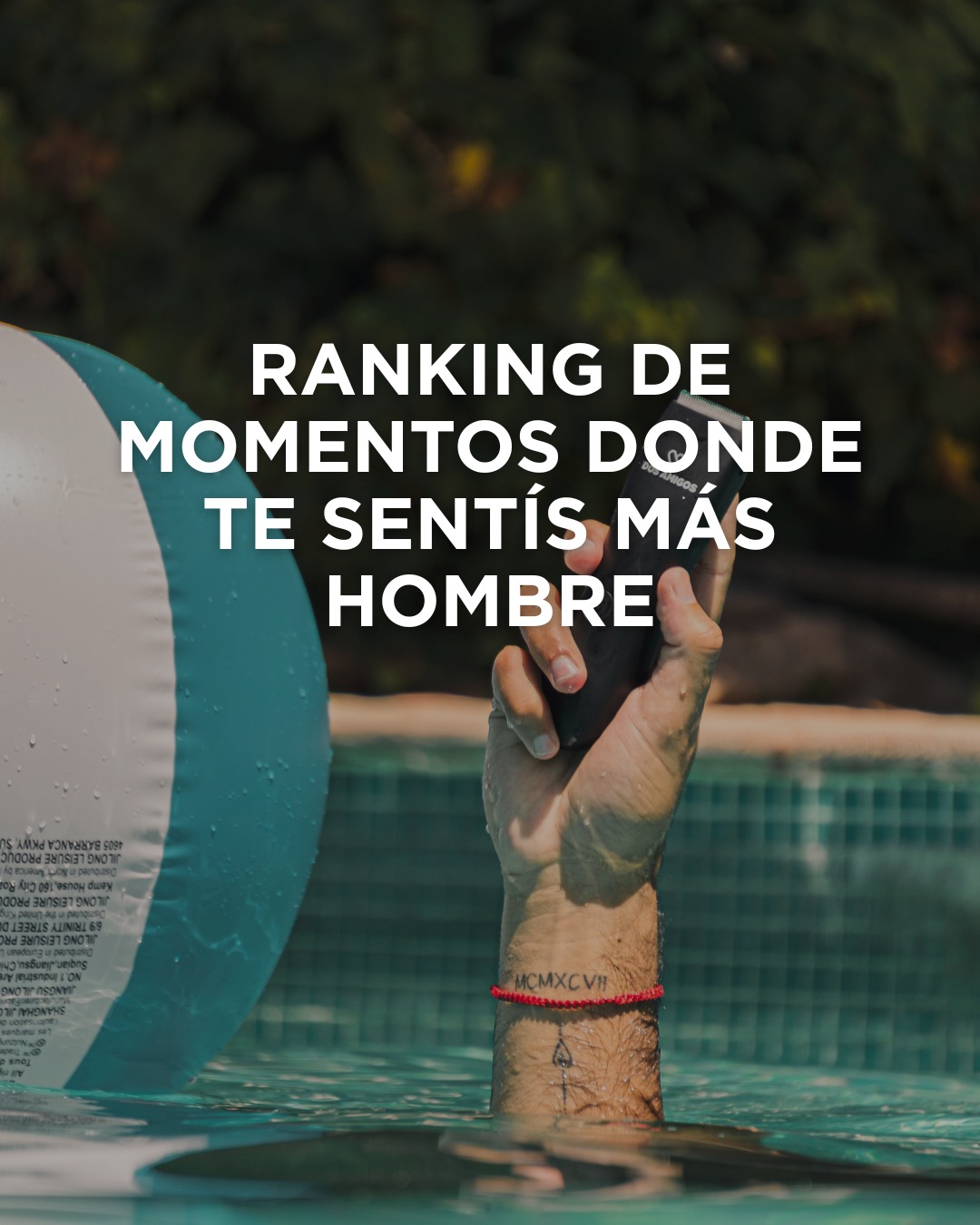 Nada garpa más que ser un hombre que cuida de su piel y de su higiene.
Para sumar masculinidad bien usada: Dos Amigos.
Encontrá todos nuestros productos en nuestra Tienda Online.