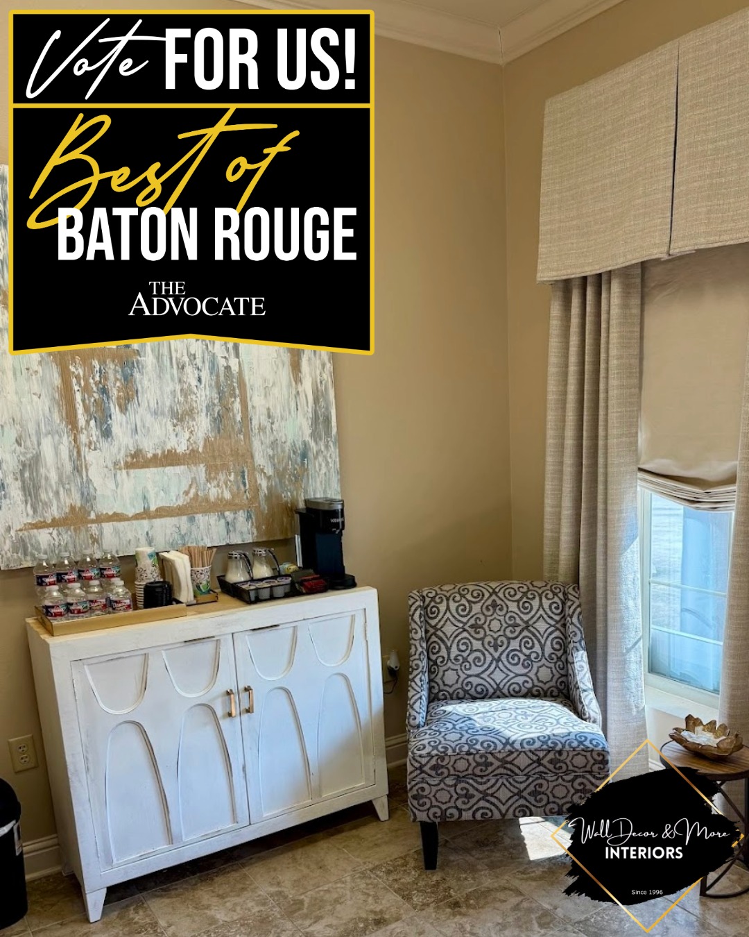 Please, vote today and help us win Best of Baton Rouge. Go to: votebatonrouge.com