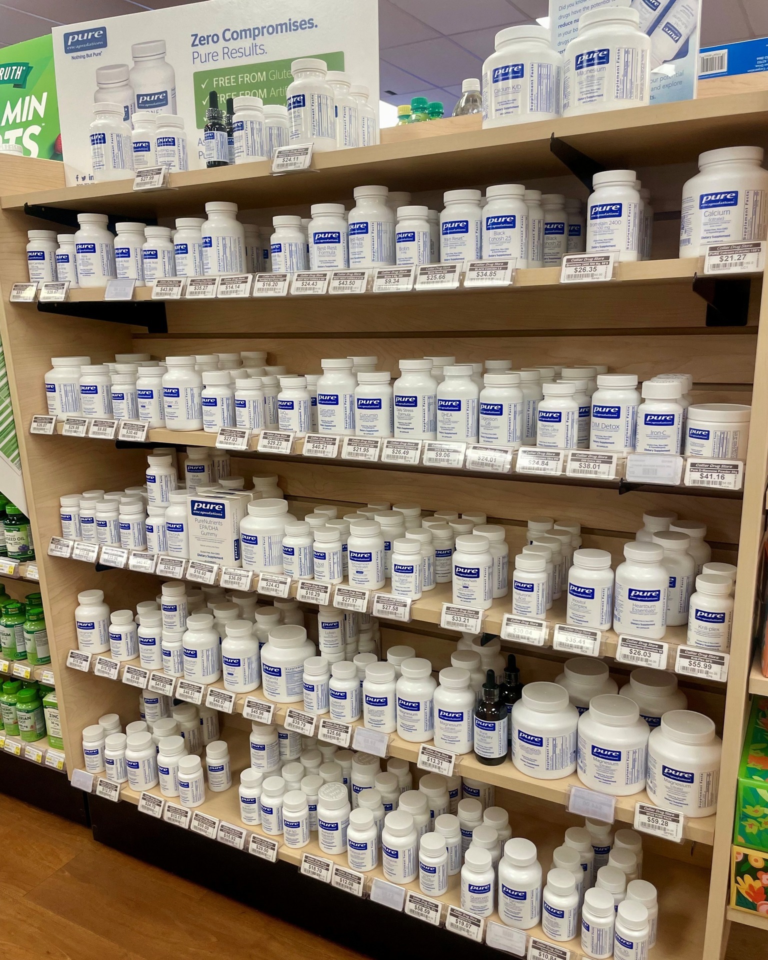 We cannot get enough of Pure Encapsulations!! With a wide selection, we have something to support all your wellness goals. Looking for something specific? Call our Compounding location and we'll work with you to find what you need!
#collierdrugstores #pureencapsulations #supplements