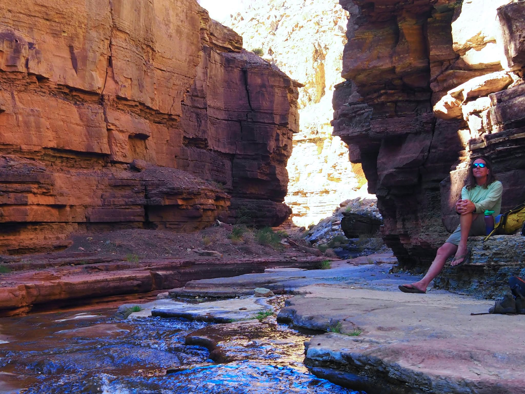 ”If there is a point to being in the canyon, it is not to rush but to linger, suspended in a blue-and-amber haze of in-between-ness, for as long as one possibly can. To float, to drift, savoring the pulse of the river on its odyssey through the canyon, and above all, to postpone the unwelcome and distinctly unpleasant moment when one is forced to reemerge and reenter the world beyond the rim-that is the paramount goal.”
- Kevin Fedarko
?Alexann Sanford