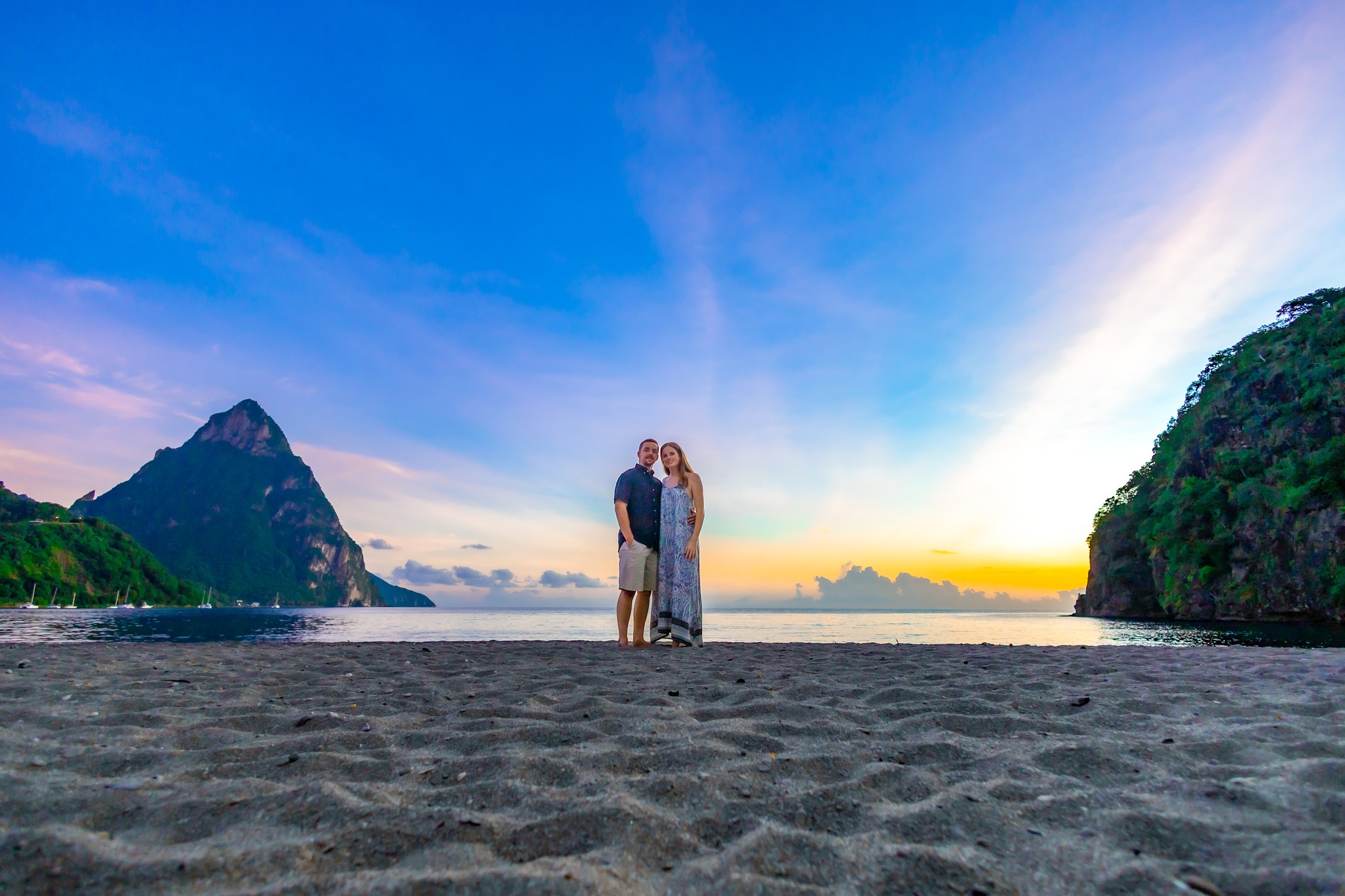“Silhouettes at Sunset”
As the sun dipped low, the magic truly unfolded.
Silhouettes against fiery skies, glowing colors melting into the sea, and the Pitons standing watch in the background.
A sunset that turned their love into art.
📸 Sunset sessions in Saint Lucia are always worth it.
#SaintLuciaSunset #PitonsAtDusk #SilhouetteLove #HummingbirdBeachSunset #CouplesShoot #IslandSunsets #CaribbeanColors