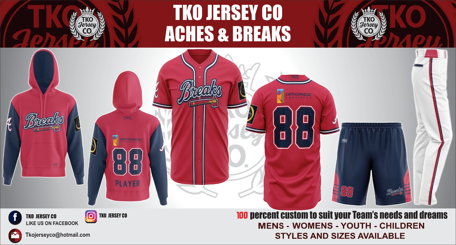 Aches & Breaks understood the assignment 🩼🔥
Fresh new kits with a sponsor that fits the name a little too well 😅
Full custom from head to toe.