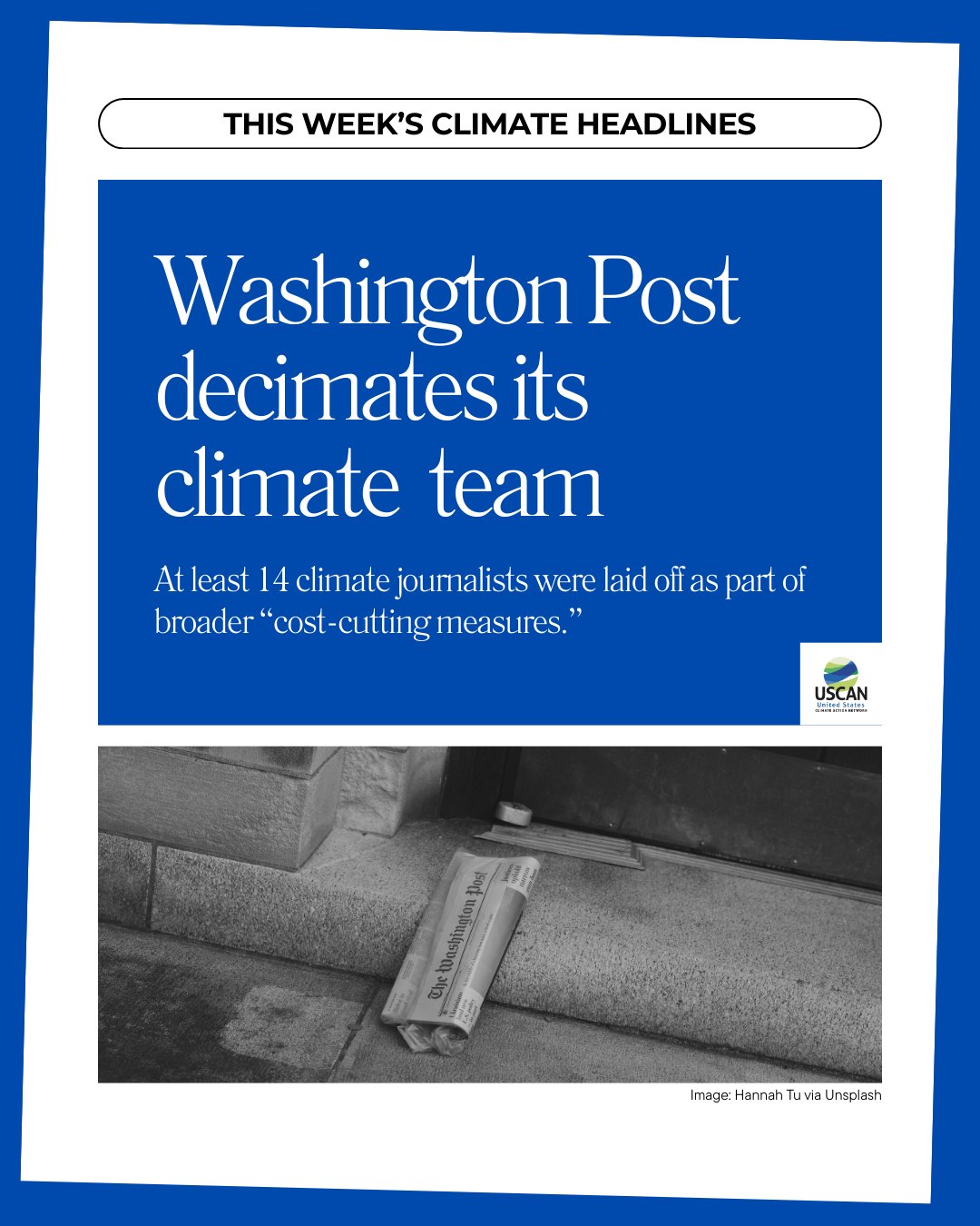 This week's #climatenews round-up โผ๏ธ As @climatecoloredgoggles writes: Clean energy dies in darkness.
#climate #climateaction #2026 #WashingtonPost #DemocracyDiesInDarkness