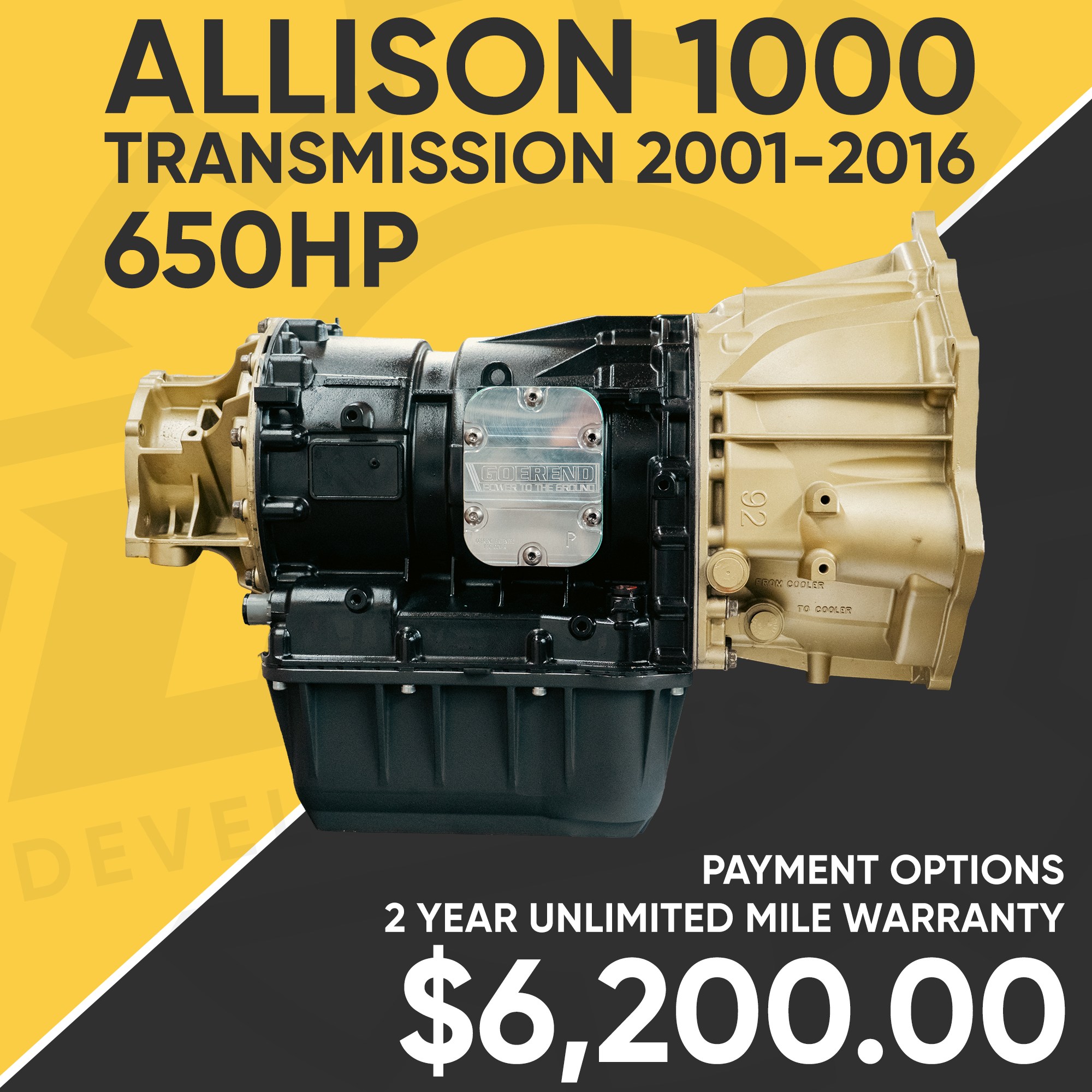 We’ve had a TON of calls lately for a 600–700hp Allison 1000… so here you go.
Our Allison builds sometimes get overshadowed by all the 68RFE and 10R140 content, but don’t get it twisted — these units are no joke.
Built in-house, tested, and proven to handle serious power while still being streetable and dependable.
If you’re in that 650hp range and want something you can drive every day, tow with, and still lean on… this is it.
Allison 1000 (2001–2016)
• Rated for 650hp
• Built for your setup & use
• 2-year unlimited mile warranty
• Financing/payment options available
A lot of people are surprised how strong our Allisons really are once they see what goes into them.
Message us to spec one for your truck.