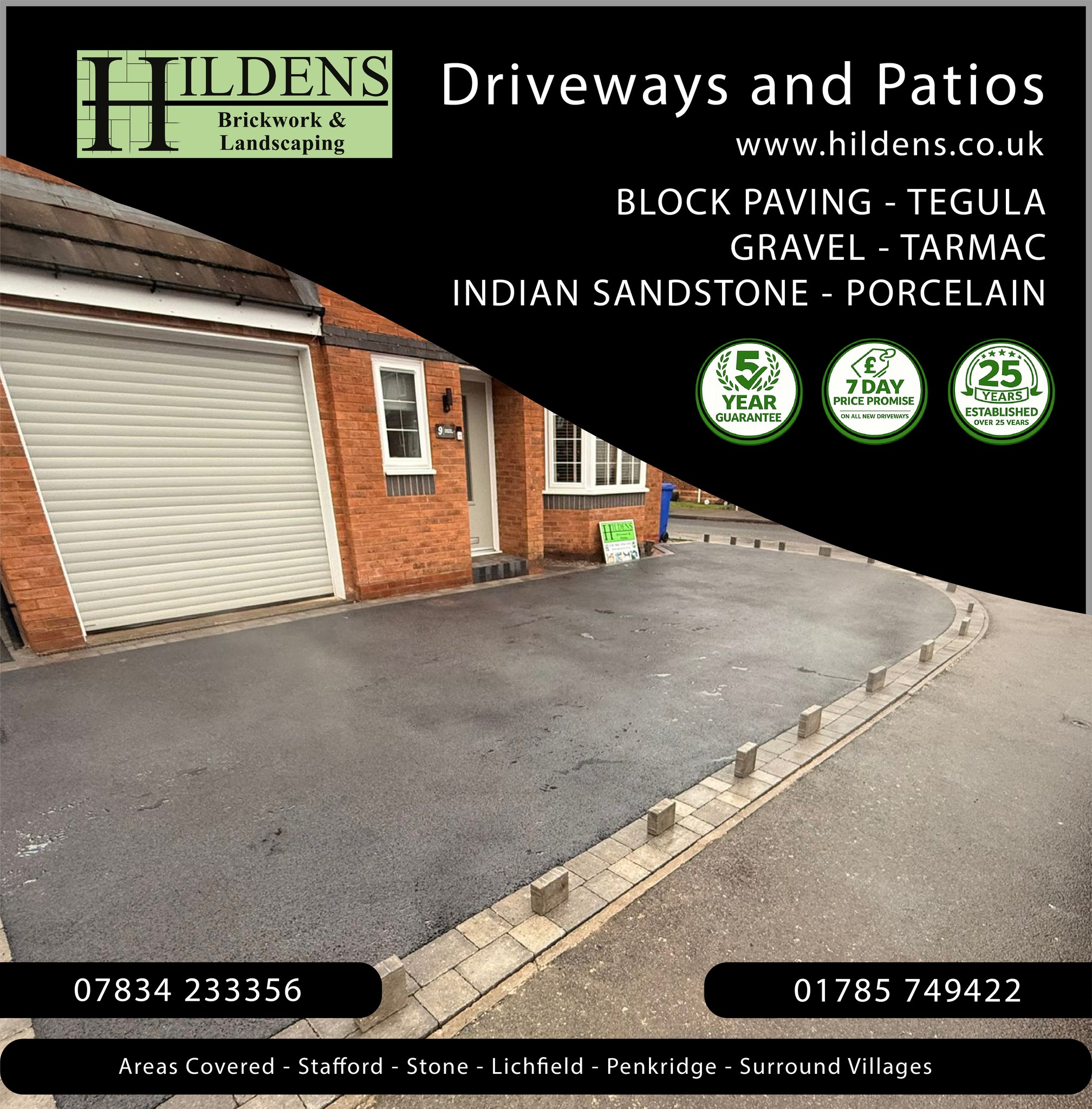 🚨 NEW DRIVEWAY OR PATIO? BOOK BEFORE PRICES RISE 🚨
Thinking about upgrading your driveway or patio?
Now’s the time to lock in current prices before material costs increase.
✔ Block paving, tarmac & gravel driveways
✔ Indian sandstone & porcelain patios
✔ Full ground preparation included
✔ Professional installation by a trusted local team
✔ No pushy sales – just quality workmanship
📞 Call: 01785 749422
📱 Mobile: 07834 233356
🌐 www.hildens.co.uk
📍 Serving Stafford, Cannock, Lichfield & surrounding areas
#Driveways #Patios #BlockPaving #IndianSandstone #PorcelainPaving #Tarmac #Landscaping #HomeImprovement #Stafford #Cannock #LocalTrades #Hildens