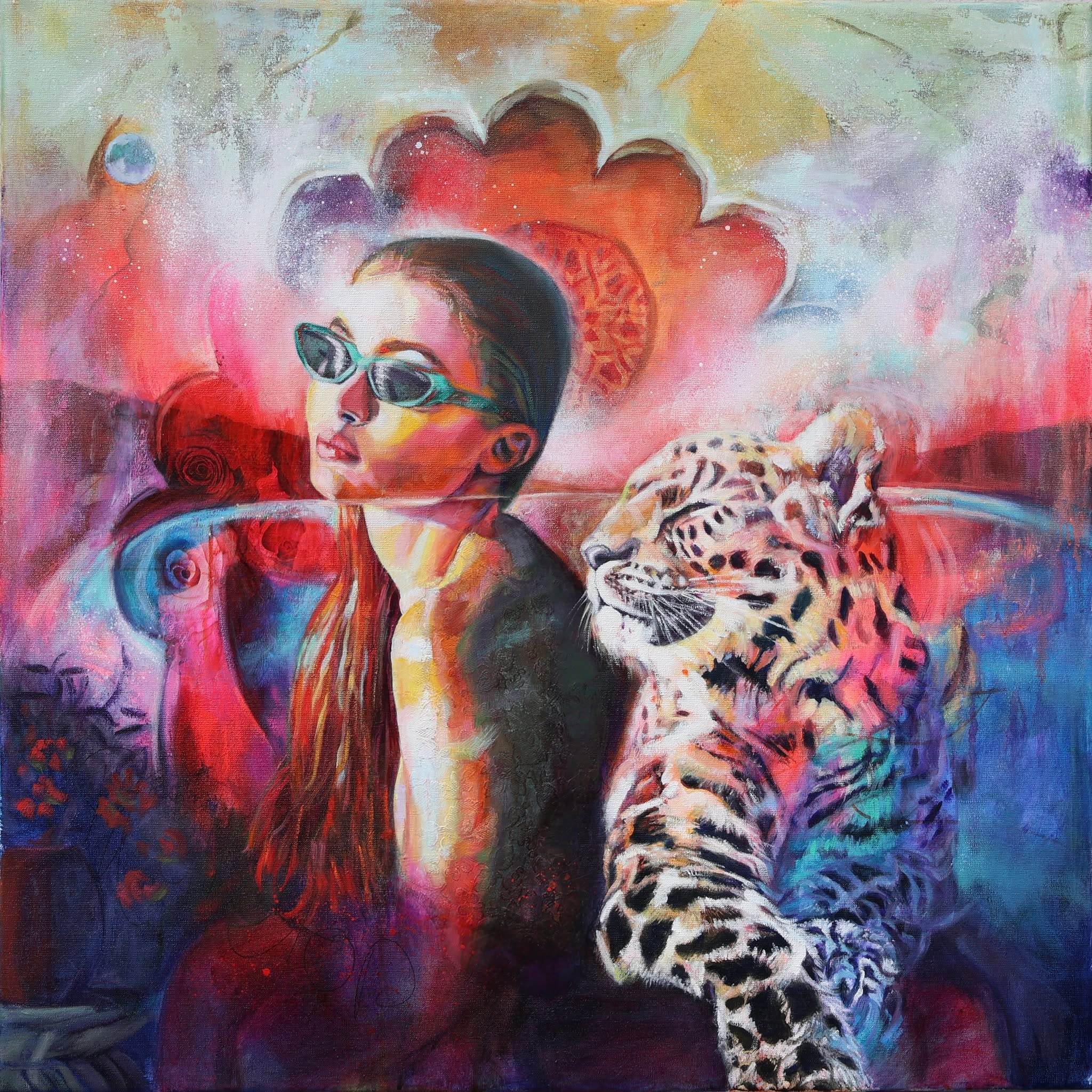 Here they are, fully revealed.
Freshly signed and Lacquered. The name?
I have a few in mind, but I’m curious what you see.
Which one fits her best?
Or tell me what you feel when you look at them.
1. In Good Company
2. Nothing Between Them
3. The Wild at Ease #soulfulart #mixedmediaartist #vividart