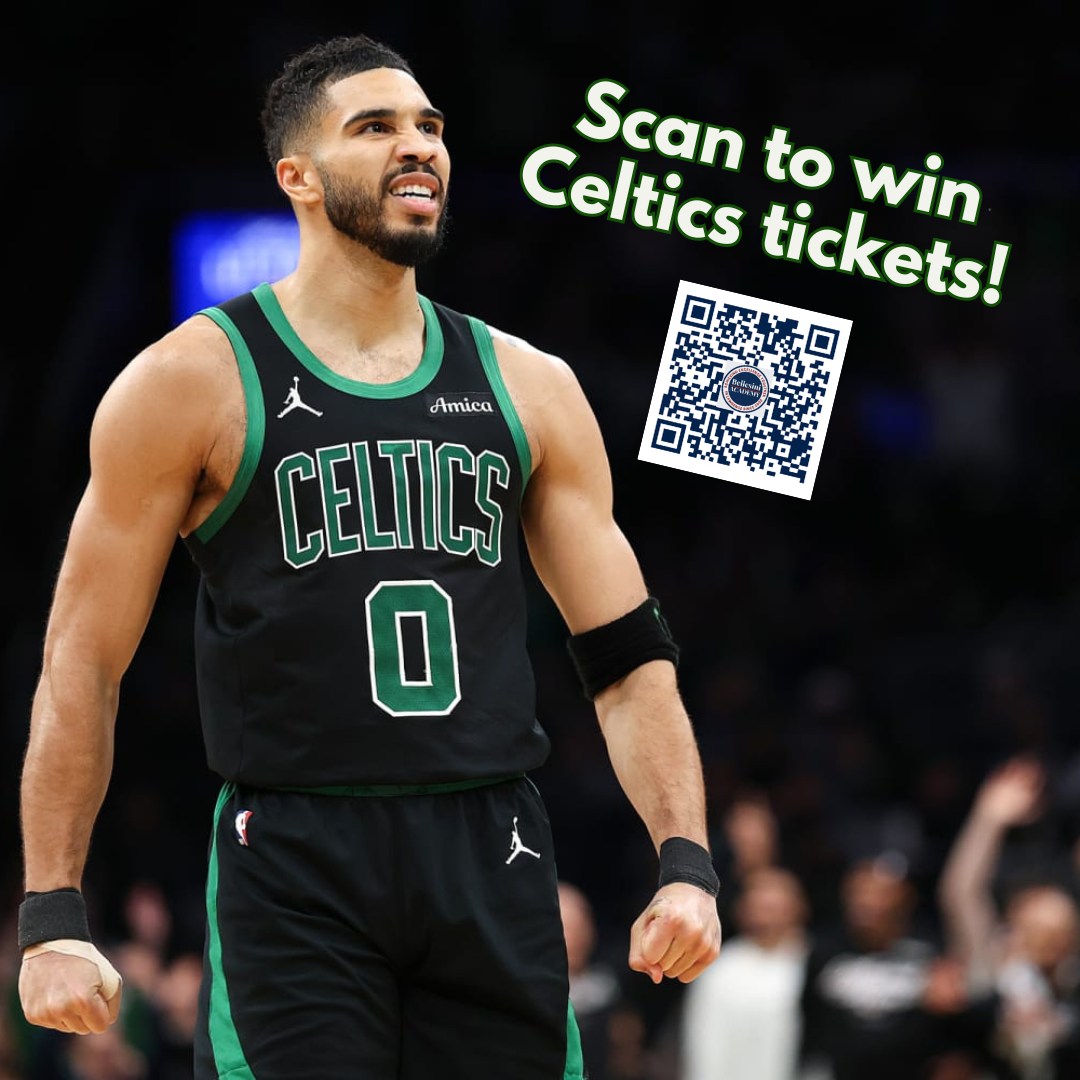 ?He’s back! @celtics star Jayson Tatum is returning to action. Now is the perfect time to bid in our Reach for the Stars Online Auction for two incredible opportunities to win Celtics tickets: ?Two (2) Premium Tickets in the Boardroom at TD Garden? Boston Celtics vs Atlanta Hawks on Friday, March 27, 2026 @ 7:30 PM ? Executive-level access + Leather seating + All-inclusive food stations?Four (4) Premium Tickets in the Private WEI Suite 522 at TD Garden? Boston Celtics vs New Orleans Pelicans on Friday, April 10, 2026 @ 7:30 PM ? Executive-level access + Upscale lounge seating + In-suite catering ?✨ Don’t miss your shot at an unforgettable VIP Celtics game night! See link in bio to place your bid or scan the QR code! #BellesiniAcademy #BostonCeltics #JaysonTatum #ReachForTheStars #OnlineAuction #LawrenceMA
