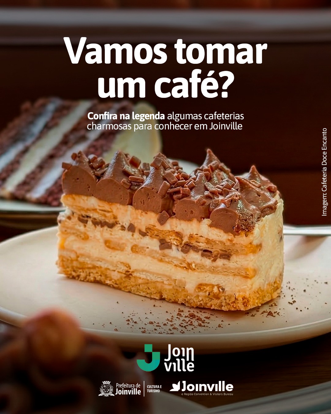Salve este post!
Em Joinville, qualquer hora é um bom momento para visitar as cafeterias, padarias e confeitarias da cidade para tomar um café quentinho e comer uma deliciosa cuca caseira.
A cidade reúne diversos cafés charmosos, perfeitos para aproveitar o clima mais frio de outono com experiências gastronômicas únicas. Confira 5 sugestões de cafeterias para conhecer:
☕Doce Beijo Chocolates - @docebeijochocolates
R. Aquidaban, 330 - Atiradores, Joinville
☕Doce Encanto Confeitaria - @doceencantosconfeitaria
R. Benjamin Constant, 258 - América, Joinville
☕Flores & Frutos - @emporio.floresefrutos
R. Aquidaban, 382 - Atiradores, Joinville
☕L’UOVO - @l.uovo
R. Max Colin, 1164 - América, Joinville
☕Orleans Pães e Gastronomia - @orleans.paes
R. Benjamin Constant, 851 - América, Joinville
Encontre mais sugestões no site: ➡️ visitejoinville.com.br
#VisiteJoinville #Joinville #TurismoJoinville #CidadedeJoinville #CafeteriasemJoinville