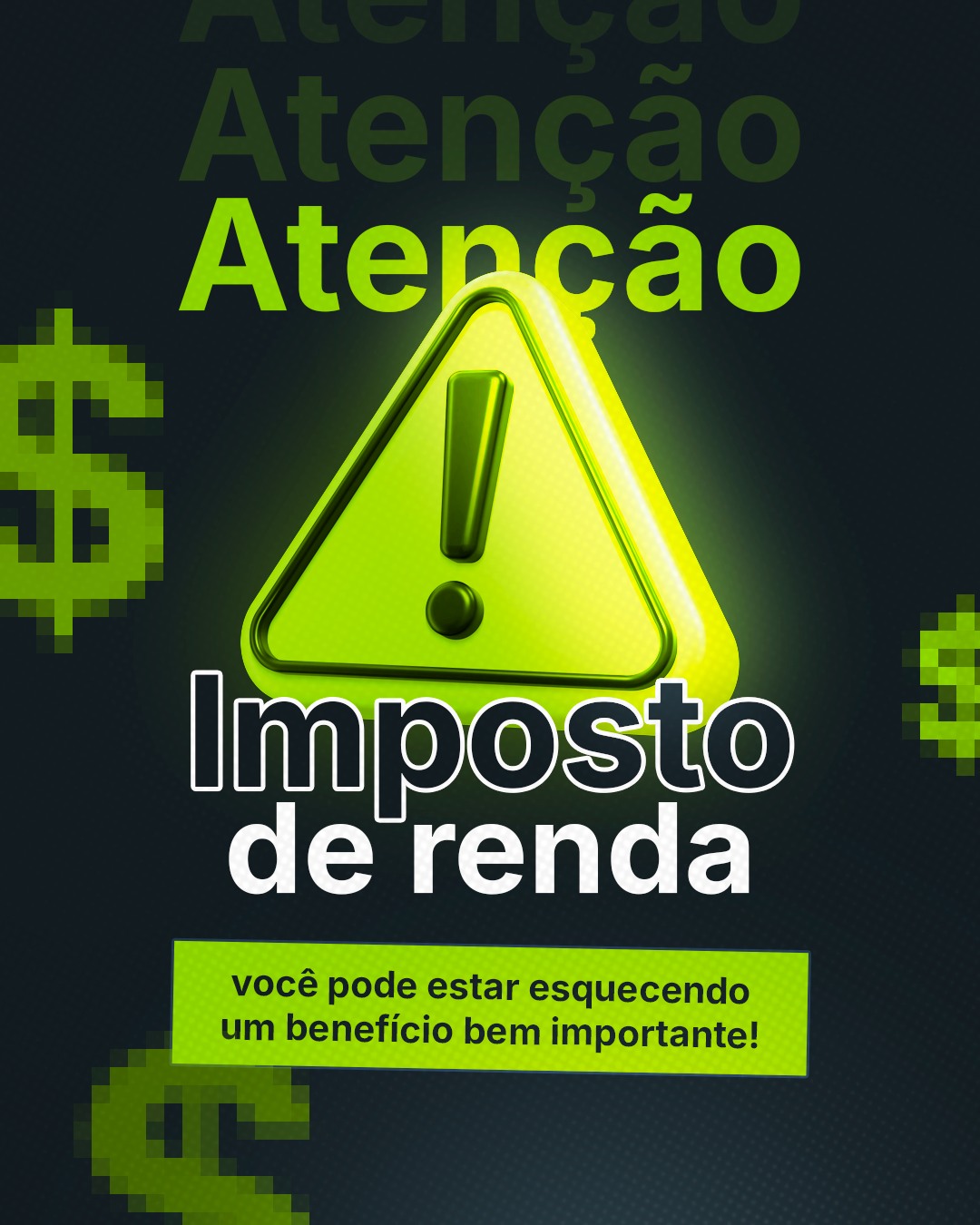 ? Passando pra te lembrar de uma coisa importante no Imposto de Renda.
Se você contribui para previdência privada, pode estar deixando um benefício passar.
É possível deduzir até 12% da renda bruta tributável no modelo completo.
É um detalhe que faz diferença hoje no seu bolso e amanhã no seu futuro.
Fica o alerta pra não esquecer.
#QuantaPrevidência #Previdência #PrevidênciaFechada #PrevidênciaCooperativa #CurtaOFuturo