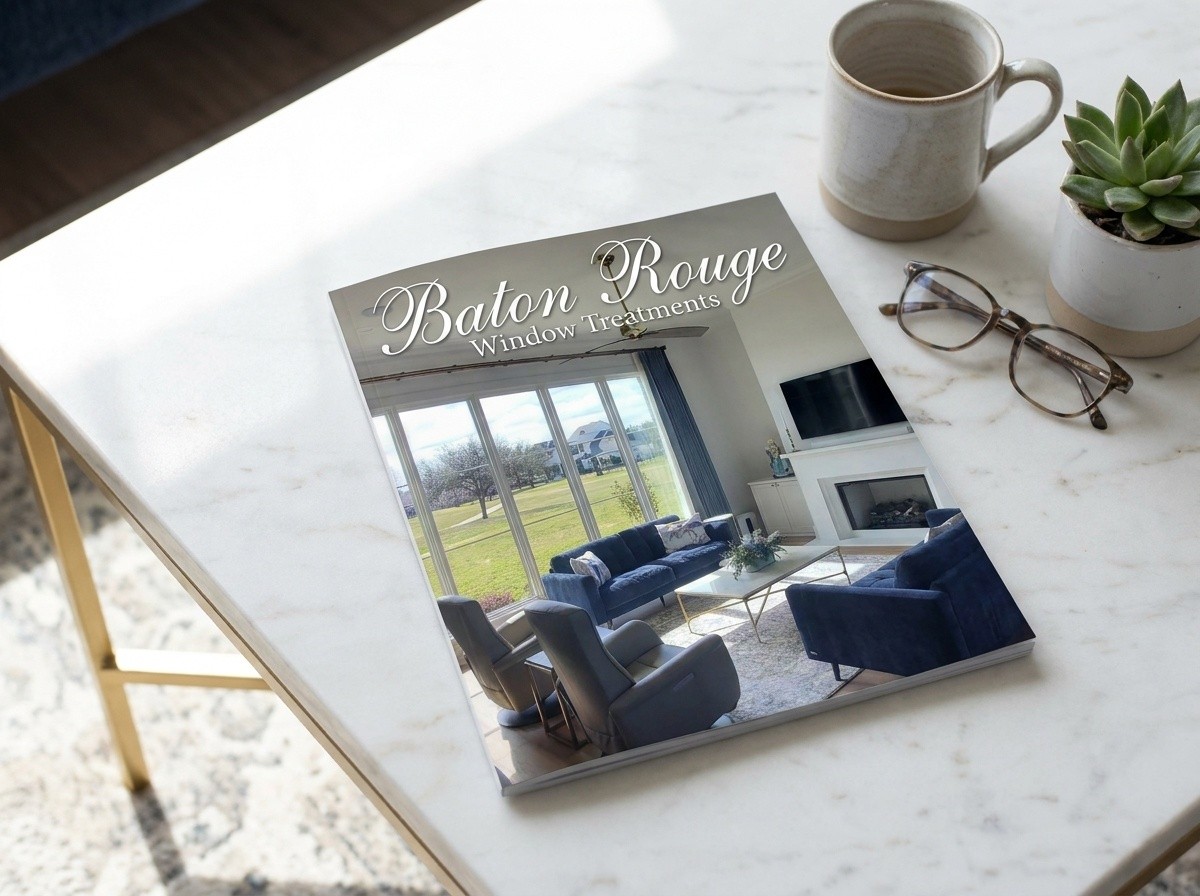 There may not actually be a Baton Rouge Window Treatments magazine, but if there were the treatments you designed with us would be featured on the cover!