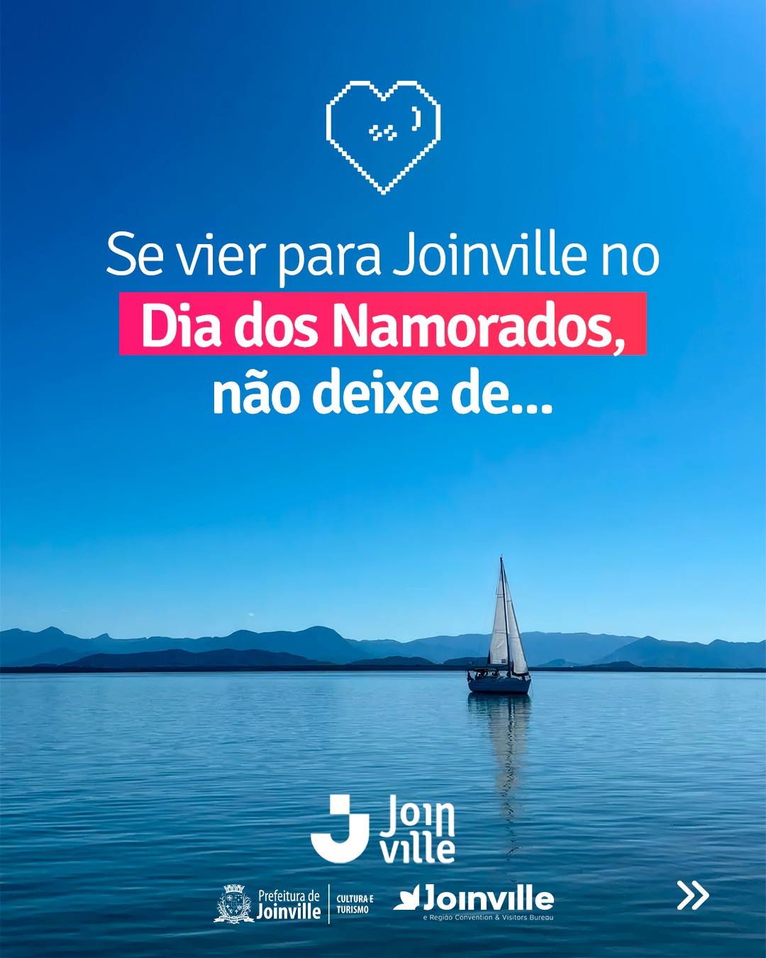 Se você está planejando uma viagem a dois, Joinville oferece diferentes experiências para tornar a data ainda mais especial. Desde um passeio de barco pela Baía Babitonga até jantares românticos e opções de hospedagem para prolongar a comemoração, não faltam ideias para criar momentos inesquecíveis junto com o seu parceiro.
Confira algumas sugestões para aproveitar o Dia dos Namorados na cidade e viver uma experiência completa ao lado de quem você ama.
? Salve este post para consultar depois e compartilhe com quem vai viver essa data especial com você.
#Joinville #TurismoJoinville #CidadedeJoinville #CidadedeExperiencia #DiadosNamorados #Passeiosromanticos