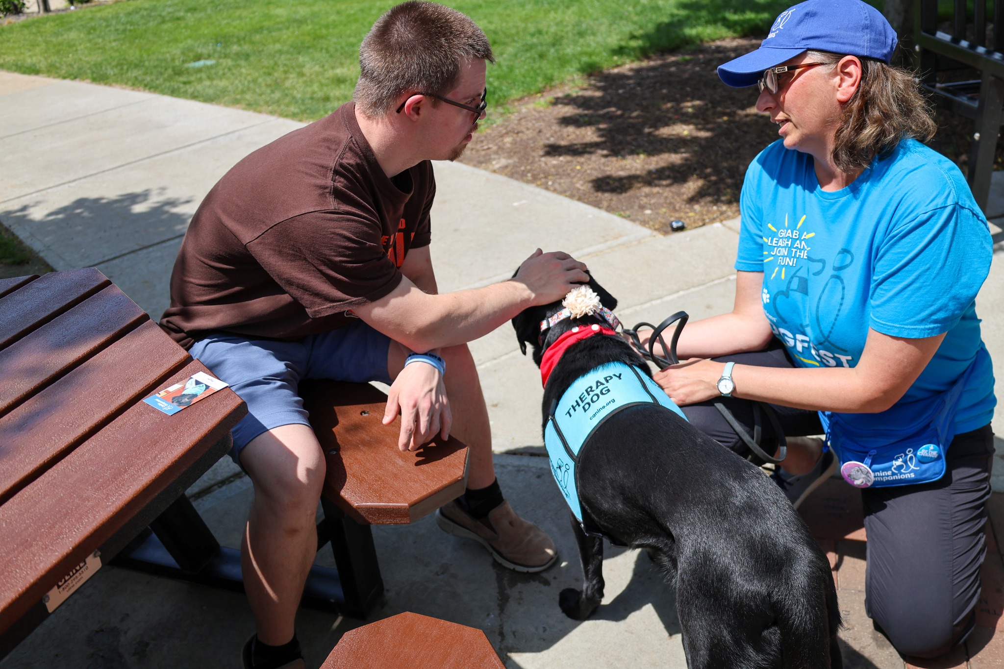 Our Friends of Jesus group had a wonderful time visiting with the incredible dogs from Canine Companions! Filled with smiles, laughter, and plenty of tail wags, the visit was a joyful reminder of the friendships and sense of belonging that make Friends of Jesus so special. Thank you to Canine Companions for sharing your amazing four-legged friends with us!