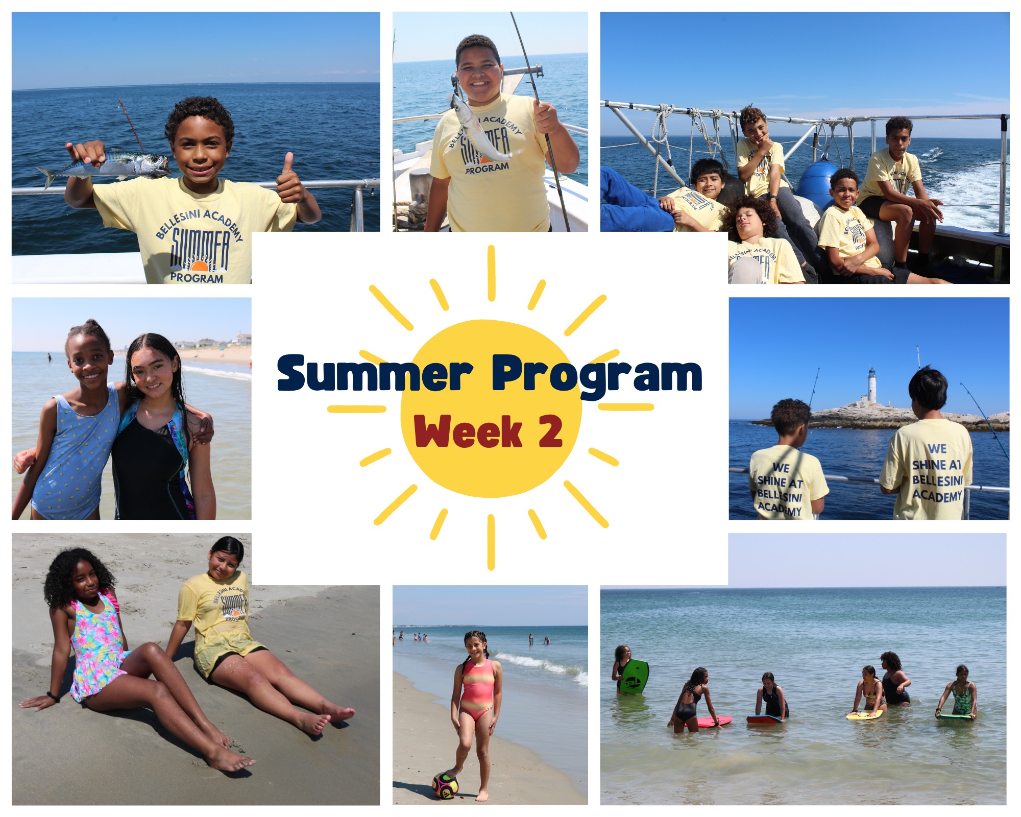 ☀️Week 2 of our Summer Program was one to remember! ☀️ From deep-sea fishing adventures and a fun-filled day at Salisbury Beach to exciting Summer Olympics competitions, hands-on science experiments, creative art projects, and meaningful social-emotional learning, Week 2 was filled with opportunities for our students to learn, grow, strengthen friendships, and create memories that will last a lifetime. ??️?We can't wait to see what Week 3 has in store! ? #BellesiniAcademy #SummerLearning #SummerFun #LawrenceMA