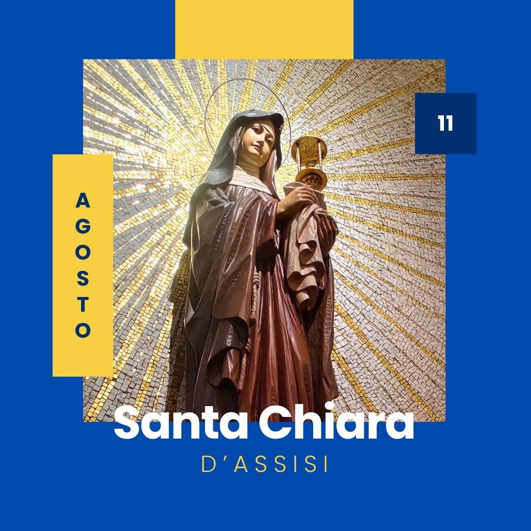11 agosto 2026 - Santa Chiara d'Assisi
Benedizione di Santa Chiara:
II Signore vi benedica e vi custodisca.
Mostri a voi la sua faccia e vi usi misericordia.
Rivolga a voi il suo volto e vi doni la sua pace;
a voi, sorelle e figlie mie, e a tutte coloro che verranno dopo di voi
e rimarranno in questa nostra comunità
e alle altre tutte, che in tutto l’Ordine persevereranno sino alla fine in questa santa povertà.
#sanvitoaltagliamento #madonnadirosa #santuariomdr #santuariomariano #fratiminori #fratinorditalia #gesùmisericordioso #DivinaMisericordia