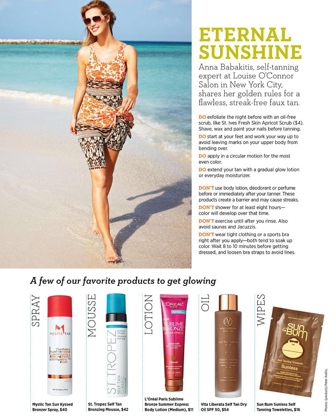 Getting ready for summer. @familycirclemag #bronzing #selftanning #spraytan