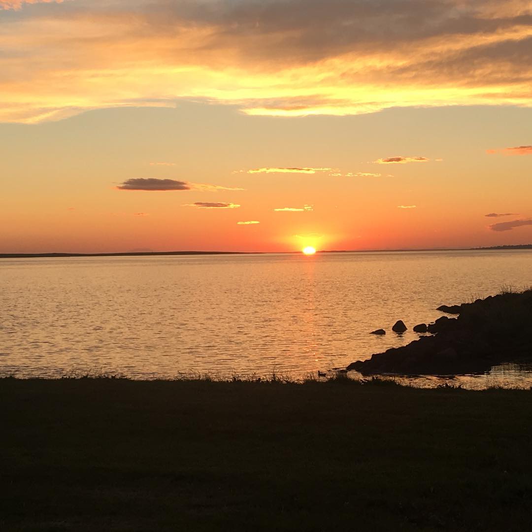 #vikingvillage #summernight #sunset