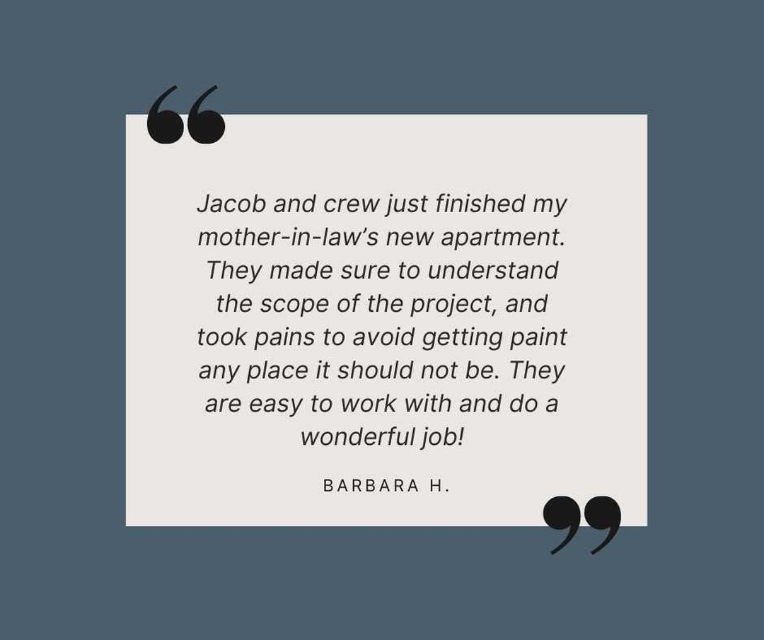 Testimonials make all the difference and we are proud to showcase our hardwork through the eyes of our clients! Thank you again, Barbara!
.
Testimonials make all the difference and we are proud to showcase our hard work through the eyes of our clients! Thank you again, Barbara!