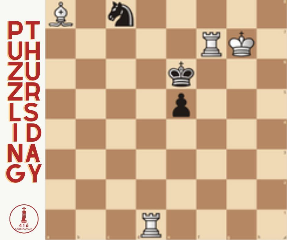 Welcome back to the Puzzledome!
White to play and mate in two.
Who will be the first to force a mate!?
Follow along and come back for more puzzles every Thursday!
#chessessentials #chess #chessclasses #chesstoronto #chessboard #chessplayer #chesscoach #chessgame #checkmate #chesscanada #thequeensgambit #chessGTA #chessiesofinstagram #chesscamp #onlineclasses #onlineclassesforkids#onlinelearning #chessmoves #chessmaster #chesspiece #chesslover #chesspuzzle #chesslife #chessclub #chesstournament #chesstactics #chessproblems #chessrush