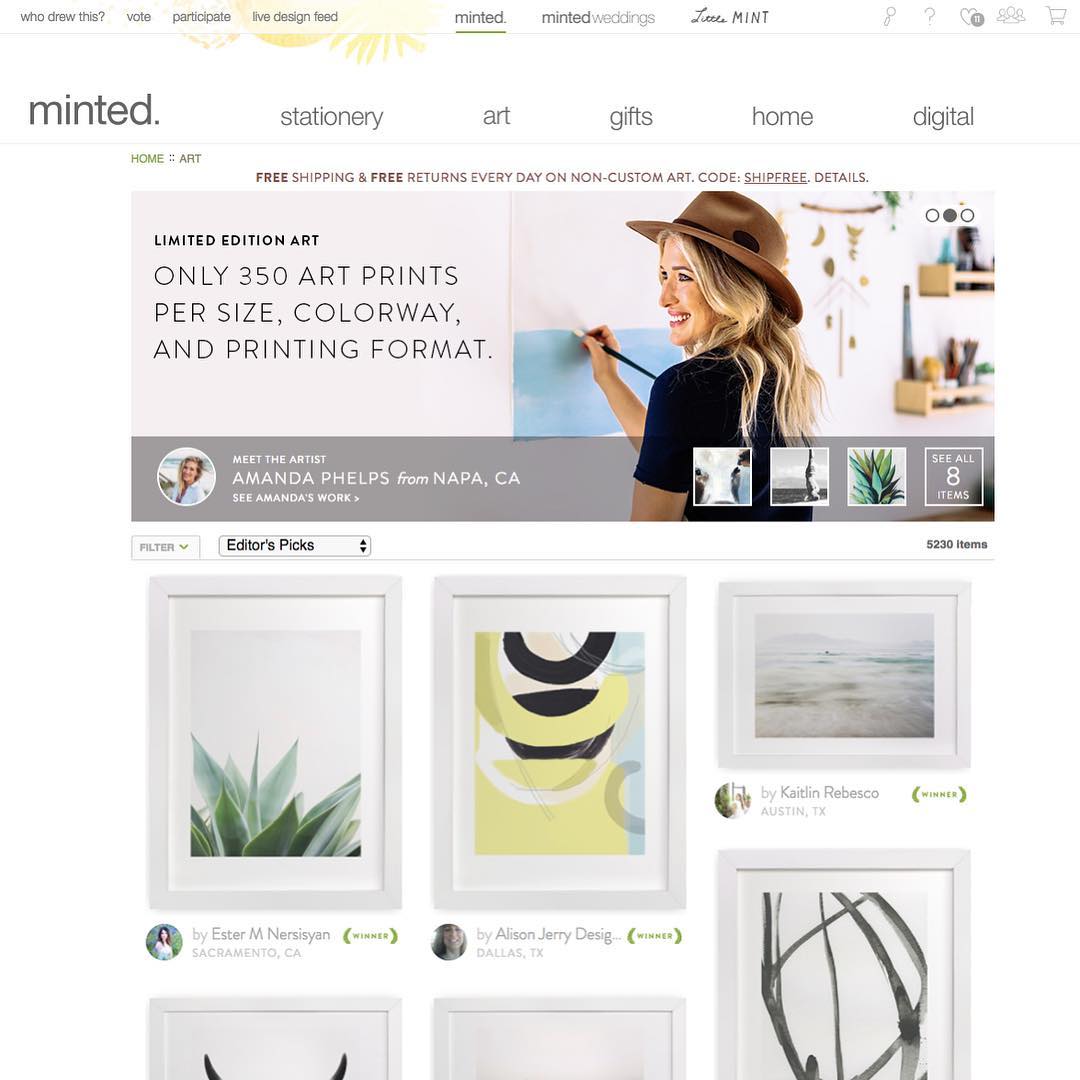 Had to do a double take! Thanks for the ❤️ @minted