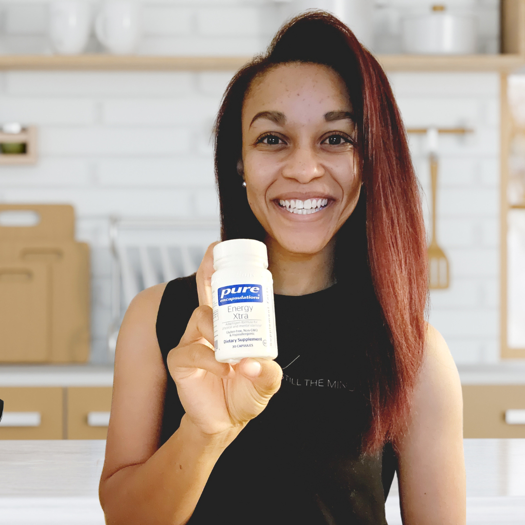 #sponsored In my Follicular and Ovulatory phase, I choose to take on more demanding tasks and also tend to multitask a little more. I love being able to sync with my cycle, but I also can't control the external factors that try to sabotage my high vibes.
Adding in @pureencapsulations Energy Xtra during this phase, helps me literally adapt to life's curveballs and keep my hormones in harmony even more.
Formulated with adaptogens like Ashwagandha, Eleuthero, and Rhodiola, along with Asian Ginseng - I'm winning!
Instead of giving the body temporary energy surges (like coffee), adaptogens really love on your adrenal system to help manage the body's hormonal response to stress. They literally help the body adapt to stress! They also support immunity, increase cognitive function and stamina, and are helpful in fatigue.‡
Go ahead and get you some!
‡These statements have not been evaluated by the Food and Drug Administration. This product is not intended to diagnose, treat, cure, or prevent any disease
#PureAmbassador #hormonebalance #hormoneimbalance #hormonehealth #hormonehealthcoach #cyclesupport #cyclesyncing #womenshealth #pmsnutritionist #periodcoach #pmsprobs #functionalnutritionist #holistichealthpractitioner