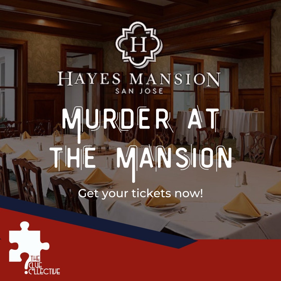 Pull out your feather boa, grab your bow tie and join us for an unforgettable evening of mystery and intrigue (and a 3 course meal!) at Murder in the Mansion! We've partnered with the historic Hayes Mansion to bring you our 1920s murder mystery Framed at the Fix. Put your detective skills to the test this October and help us solve the murder!
Thursday October 12, 6:00 PM - 9:00 PM PDT
Thursday October 26, 6:00 PM - 9:00 PM PDT
Tuesday October 31, 6:00 PM - 9:00 PM PDT
Buy your tickets now! https://bit.ly/TCCMansion
#MurderMysteryParty #MurderMystery #1920s #FramedAtTheFix #Speakeasy #Gatsby #1920sExperience #DetectiveWork #DinnerTheatre #HayesMansion