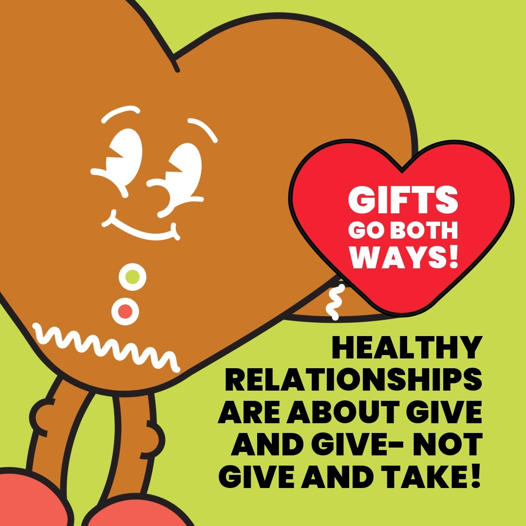 This holiday season, remember that gifts go both ways! Relationships are partnerships, not one-sided efforts. You deserve to receive the love and care you offer. Here are some things you should be receiving back in a relationship:
-RESPECT
-SUPPORT
-EMPATHY
-CONSIDERATION
-UNDERSTANDING
If you’re constantly giving without receiving, it’s time to reevaluate. You pour your heart into them—don’t you deserve the same in return?
If you or anyone you know is experiencing abuse, know that help is available. You deserve to feel safe and respected in a relationship. YOU MATTER!
(resources linked in bio)
#giftsgobothways #giftideas #christmas #holidays #safetyplan #safetyplanning #leavingabuse #domesticviolenceawareness #abuse #emotionalabuse #physicalabuse #coercivecontrol #sexualcoercion #reproductivecoercion #narcissim #narcissisticabuse #relationships #youmatter #lovebombing #intimatepartnerviolence #abuse #abuseresources #thereishelp #boundaries #crossedboundaries #verbalabuse #boundariesinrelationships #respect