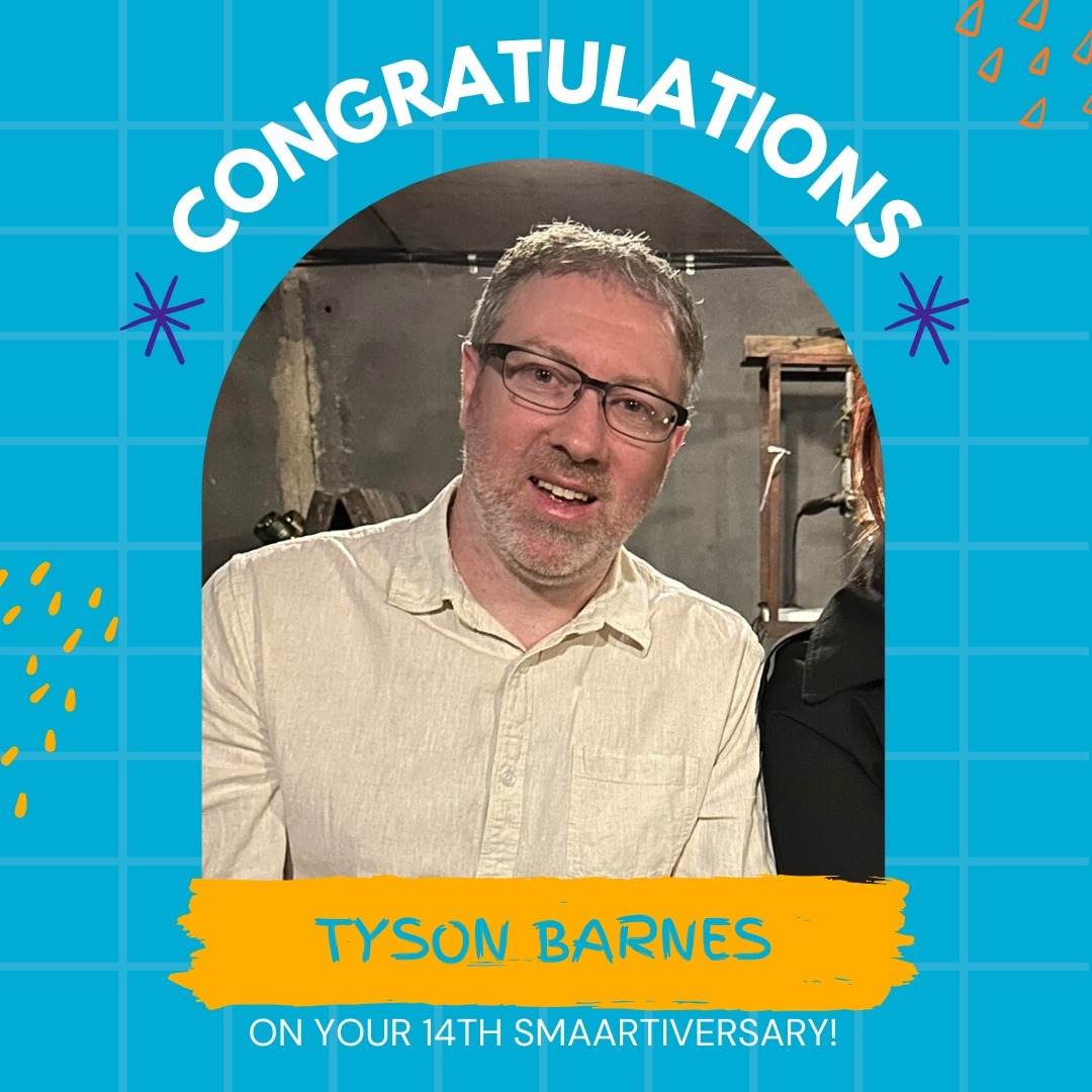 14 years of our payroll magnifico, Tyson Barnes!
We are all so grateful to work with you. Not just because you make sure we get paid each week, but because your presence lifts us all up, on the rare occasion we see you in office ? Here’s to many more celebrations with you!
#onesmaart #payroll #smaartiversary