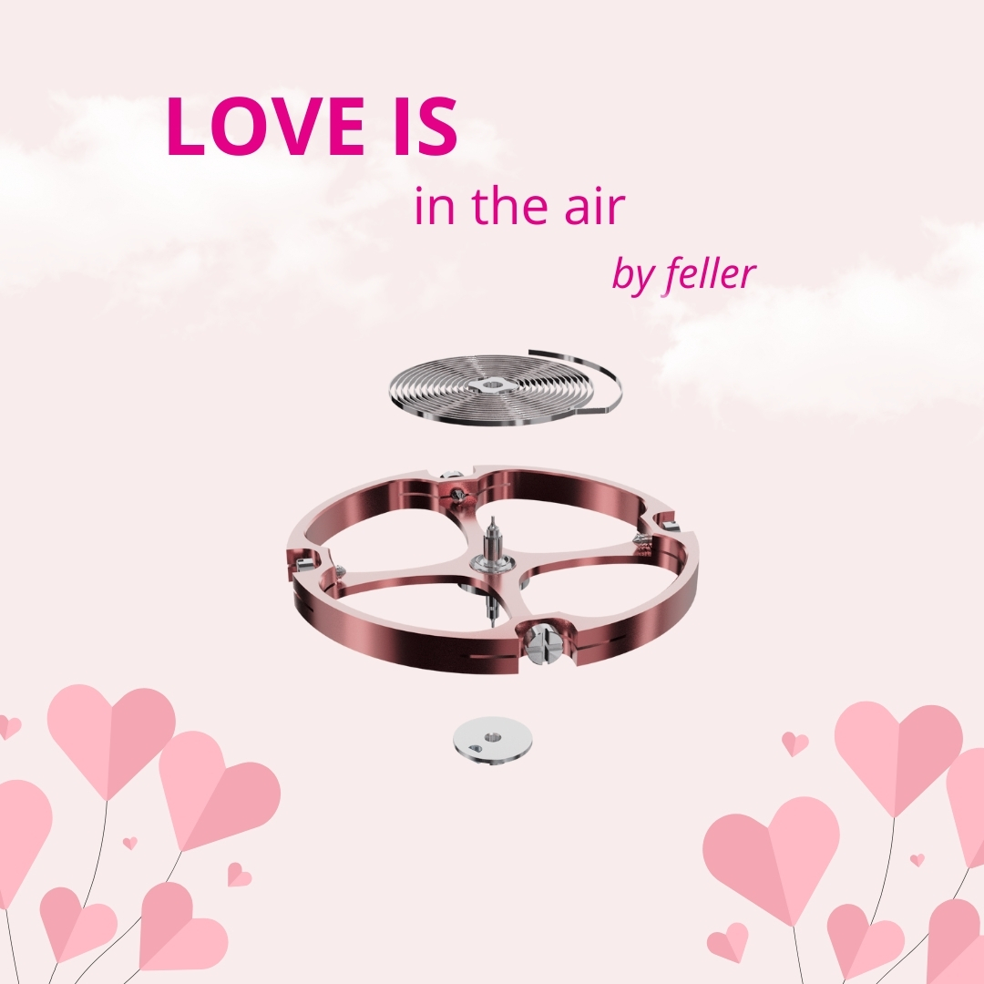 HAPPY VALENTINE'S DAY 💞
Feller setzt am Valentinstag auf Rosa.
In der Liebe wie in der Uhrmacherkunst kommt es auf Präzision, Balance und Leidenschaft an 💖
***
Feller se met au rose en ce jour de Saint-Valentin.
En amour comme en horlogerie, tout est une question de précision, d’équilibre et de passion 💖
#fellerpivotagessa #valentinesday
