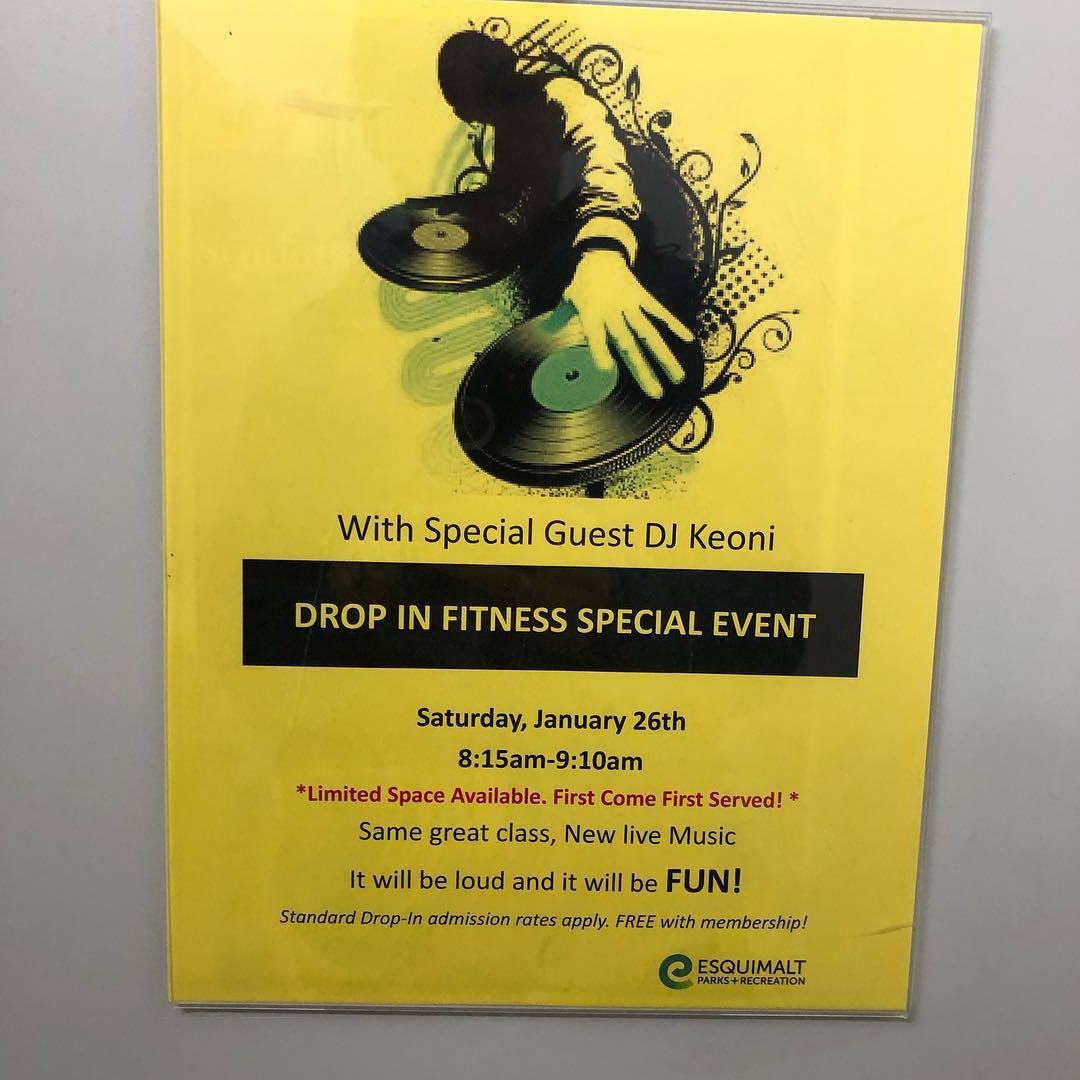 How is your Saturday morning going? Mine started with a DJ step class! It feels great to move my body and have fun while doing it :-) Thank you Esquimalt Rec!