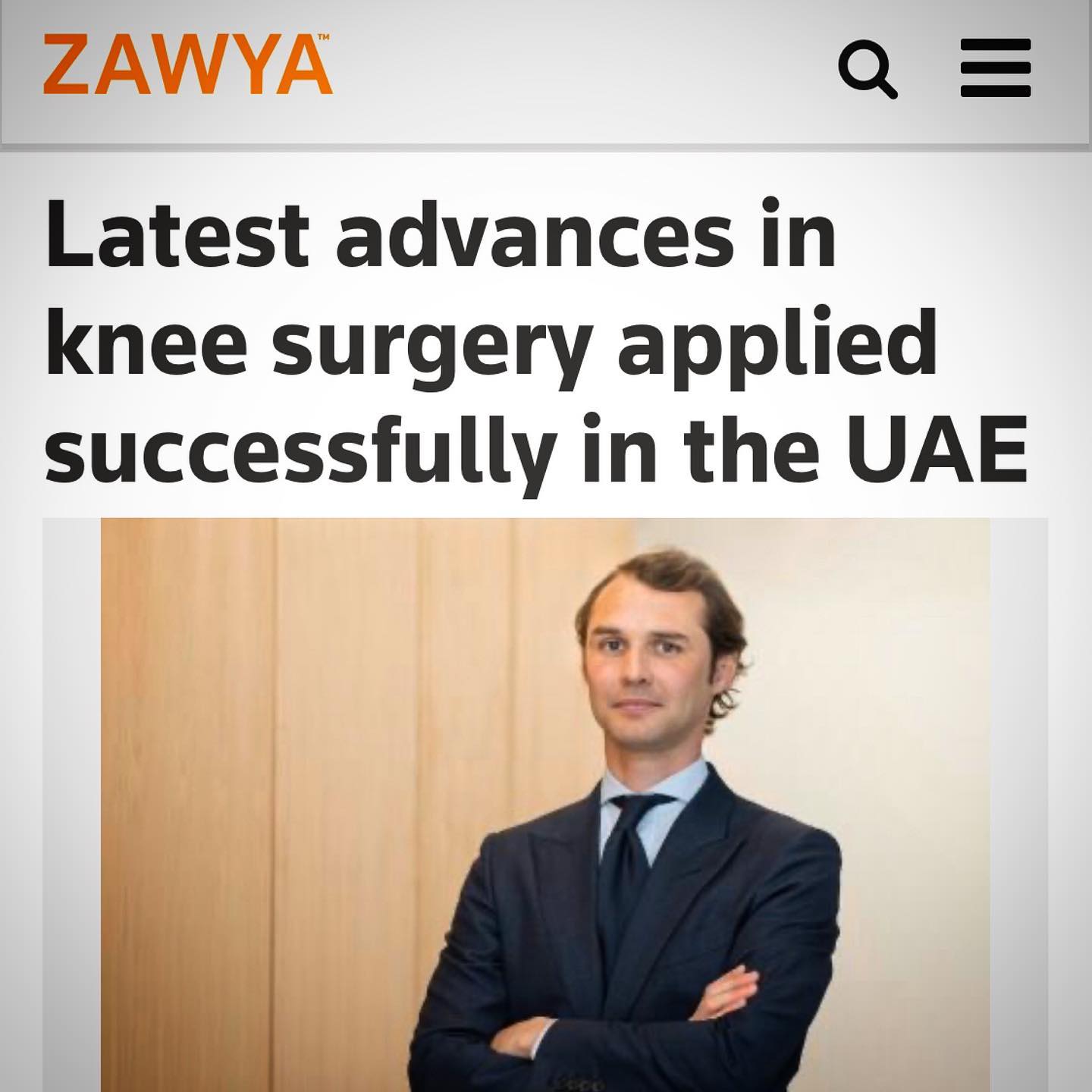 Latest Advances in Knee Surgery #kneesurgery #sportsmedicine #santigroup #emiratessportsmed #mydubai Link in bio