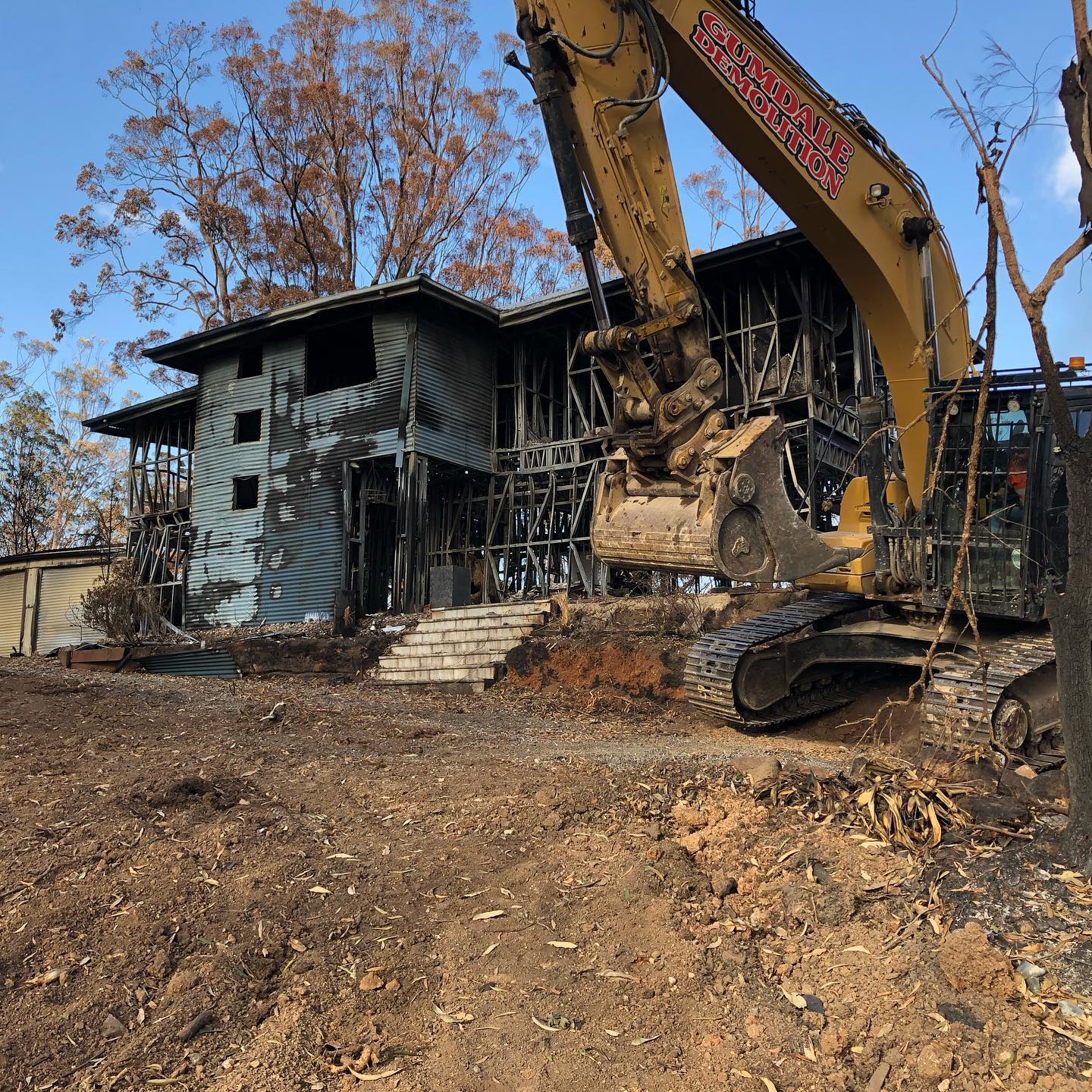 Beechmont after recent bush fires