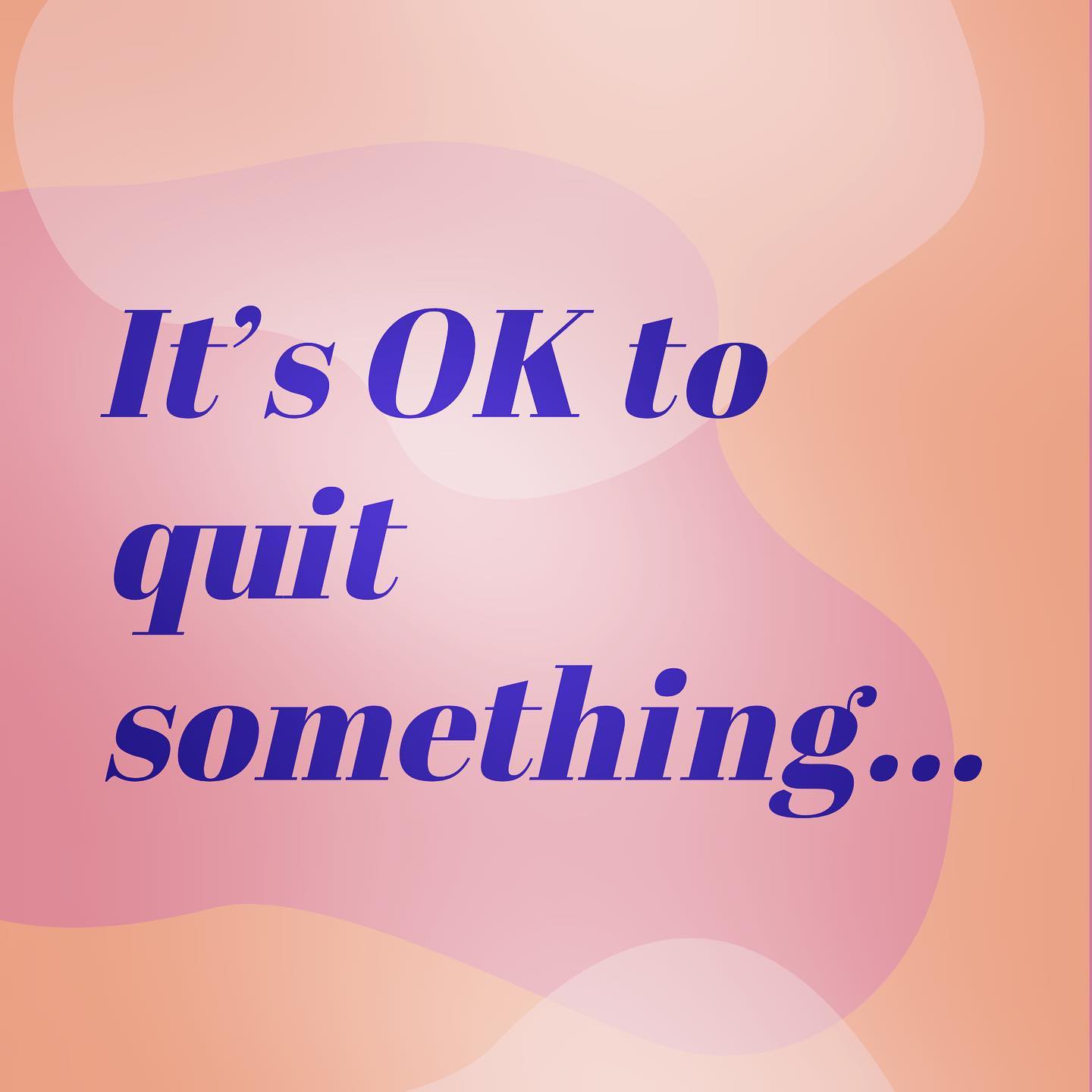 ✨B O U N D A R I E S✨
-
It’s OK to quit something…
-
It’s OK to know in your gut when something is no longer serving you. When it makes you physically and emotionally ill. When you are only holding on because you either think you’re supposed to or you’re afraid of what might happen when you let it go.
-
Waking up today, I feel a sense of lightness, like I can breathe. I recently quit a job that even though was just on Tuesday nights, it would physically make me ill, bringing an overwhelm of anxiety and with it a migraine. I finally realized it wasn’t worth it. So, I quit.
-
Earlier this year, I took a step back to look at the current relationships in my life. As I have gotten older I have realized the value in quality over quantity when it come to my friendships. There was a relationship that for the past decade hadn’t felt right, but I kept going through the motions to keep the peace. And then, after creating boundaries and being honest with myself, I quit.
-
Last spring, I stood in my kitchen and replayed various moments (both glorious and hideous) in my life and had this overwhelming feeling of peace wash over me as I decided I would never take a sip of alcohol again. So, as of May 20, 2018, I quit. -
All of this is to say it’s ok. Maybe you’ve been teetering on ending something that hasn’t felt right for a while. Or maybe you’ve been trying to weigh the pros and cons of something even though you know in your gut it’s time to let go. Maybe it’s time to say no to something even though it may cause a negative reaction. It’s OK.
-
It’s OK to quit.
-
#boundaries #yogaoffthemat #randomthoughts #tuesdaythoughts #itsok #quit #letgo #trustyourgut #justsayno #letitgo #freedom