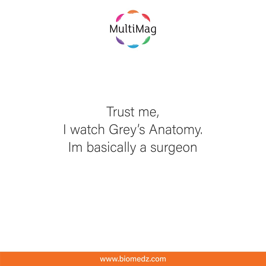 Double tap if you've graduated from the University of Medical TV Shows đâ 
â