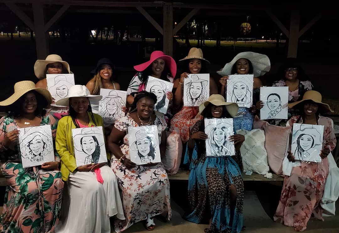 The sweetest group of women celebrating their birthday.