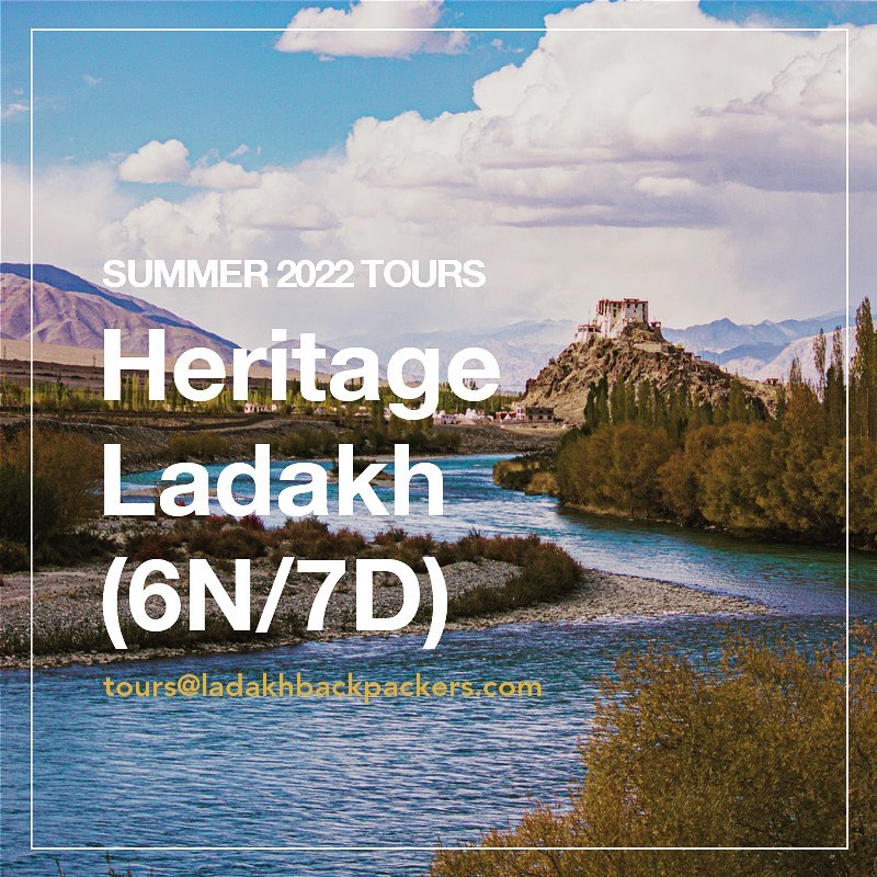 Heritage Ladakh Tour. 6 Nights & 7 Days of adventure, cultural exploration and solace🌸
We welcome you all to be part of our upcoming summer tours and unique experiences.
For info checkout our website (link in bio) or DM us.
.
.
#ladakhbackpackers
#backpackerstays
#travelholic #backpacking #lehladakh #backpackers #wanderlust #spiritualawakening #instagram #nikonindiaphotography #ladakh #likeforlikes #backpackertrails #ladakhdiaries#followforfollow #adventurelover #himalyandiaries #himalayas #ladakh2022 #backpackerstays #nunkun #travelphotography#incredibleindia #follow4followback