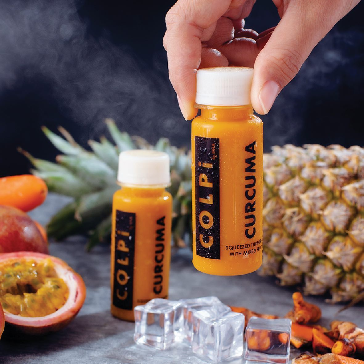 NOW in our online store!
Colpi by HHA offers Shots with natural blends of fresh and organic ingredients, made with a unique extraction process, ensuring the purest natural form available.
CURCUMA
Energy Booster
While Turmeric is the dominant flavor, Colpi Curcuma is far more than just a standard Turmeric shot. We also combine Gac fruit which supplies high levels of lycopene and vitamin C, while the added ginger and Jerusalem Artichoke make our Curcuma shot a great way to deal with inflammation and digestive issues.
#Colpi #Colpishots #Shots #Gingershot #shakeit #immunebooster #juicing #healthyDubai #juicecleanse #cleanse #immune #health #vegan #sport #healthyfood #healthylifestyle #natural #nutrition #wellness #coronavirus #healthyliving #energy #healthylife #detox #fitfood #covid #vitamins #dubai #uae #orderonline