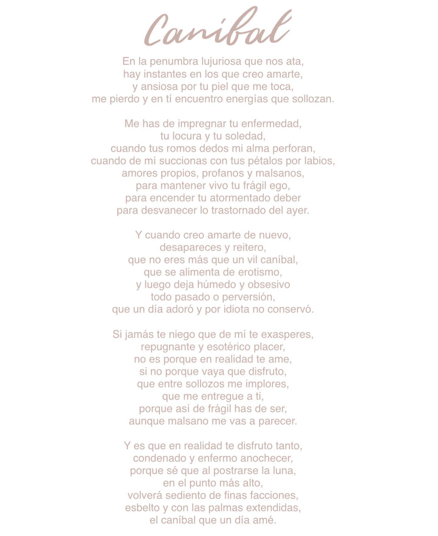 "Caníbal" -Junio 2022 ❤️🔥