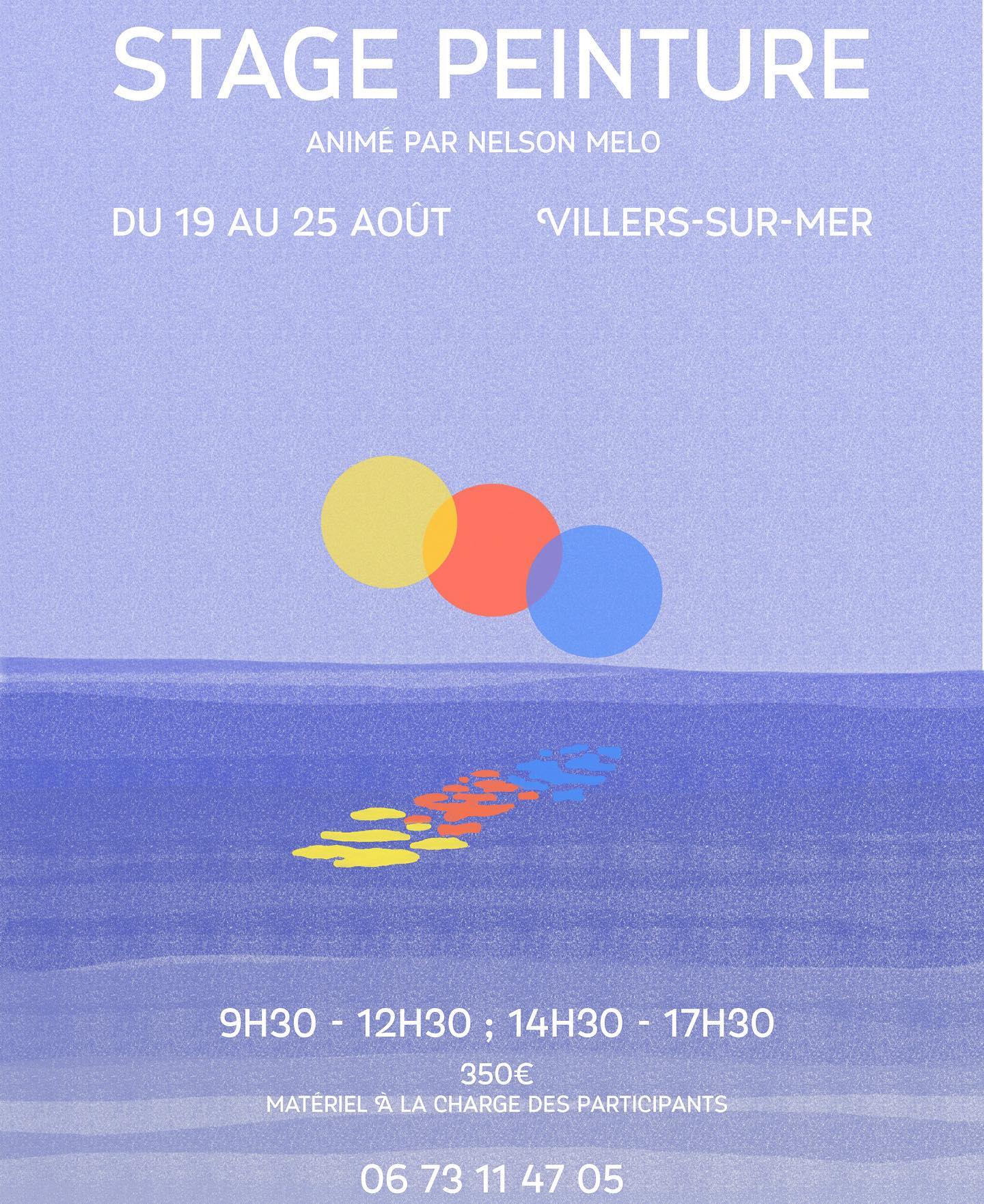 Nous avons le plaisir de vous annoncer que nous allons reprendre notre stage d'été à Villers-sur-Mer. Nous avons encore 2 places disponibles.
Pour plus d'informations, n'hésitez pas à nous contacter au 0766202254.
Nous vous souhaitons un bel été 🌞🎨
#villerssurmer #stageété #stagepeinture #peintureacrylique #artcontemporain