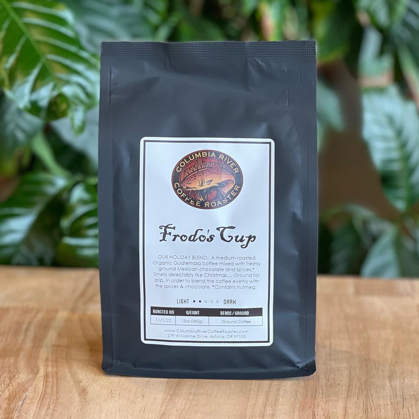 The time has come! Our holiday coffee, Frodos cup, is now available! Order online now! Starts shipping Thursday.