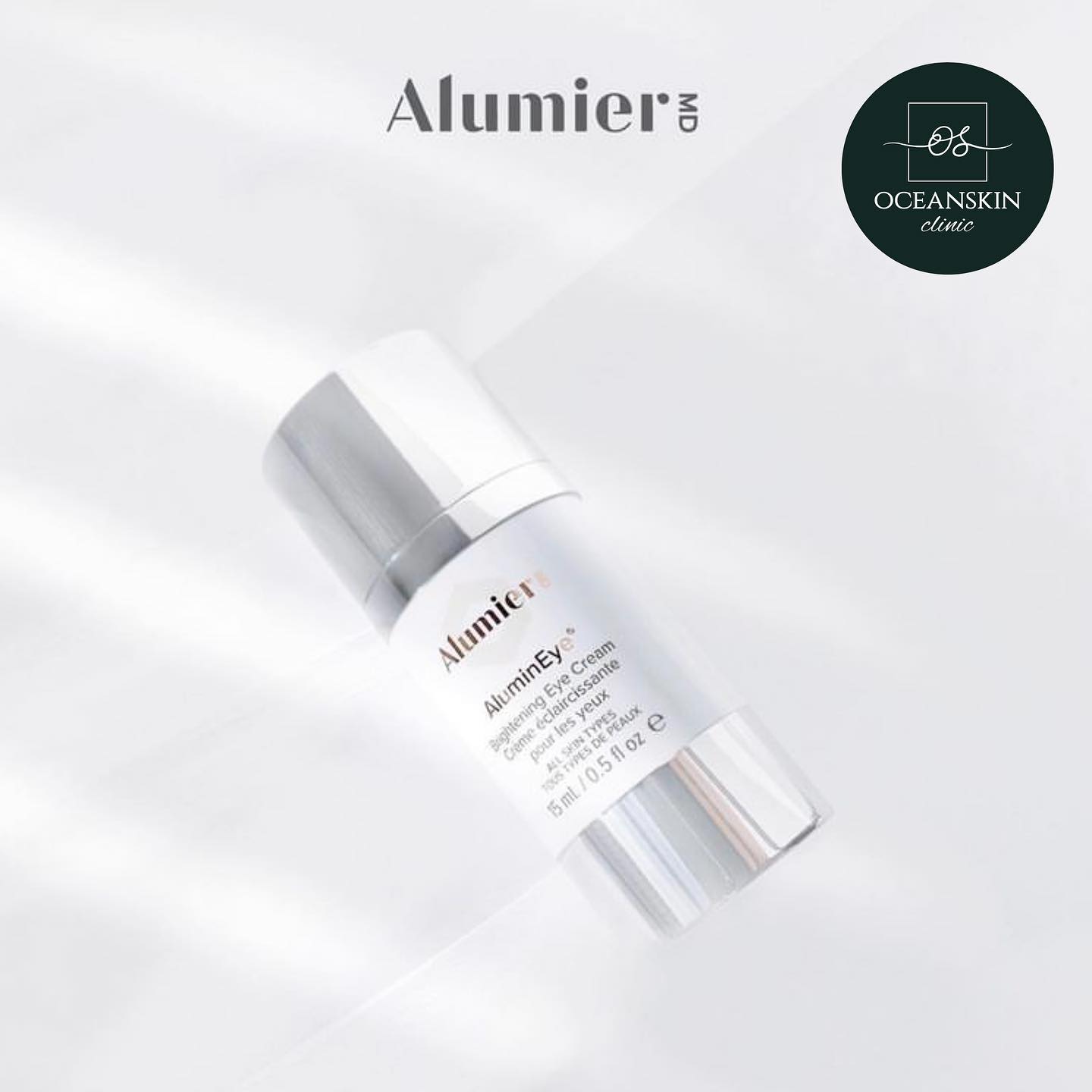 AluminEye® is a luxurious eye cream that helps improve elasticity and firmness, while diminishing the appearance of fine lines, dark circles and puffiness ?
A combination of tremella mushroom extract, niacinamide and murumuru butter moisturize, while a unique blend of antioxidants protect against free radical damage.
Rich in peptides and vitamins, AluminEye contains light-reflecting and soft-focus ingredients that immediately lighten the appearance of under-eye darkness.
Shop online or in clinic ??
@oceanskin_ie
#glycolicpeel #alumiermdpeel #alumiermdspecialist #alumierskincare #alumier #deadskin #lookafteryourskin #amazingskin #numberoneskincare #radiantdefense #besteyecream #countygalway #discovergalway #galwaycity #oughterard #barna #moycullen #oceanskin